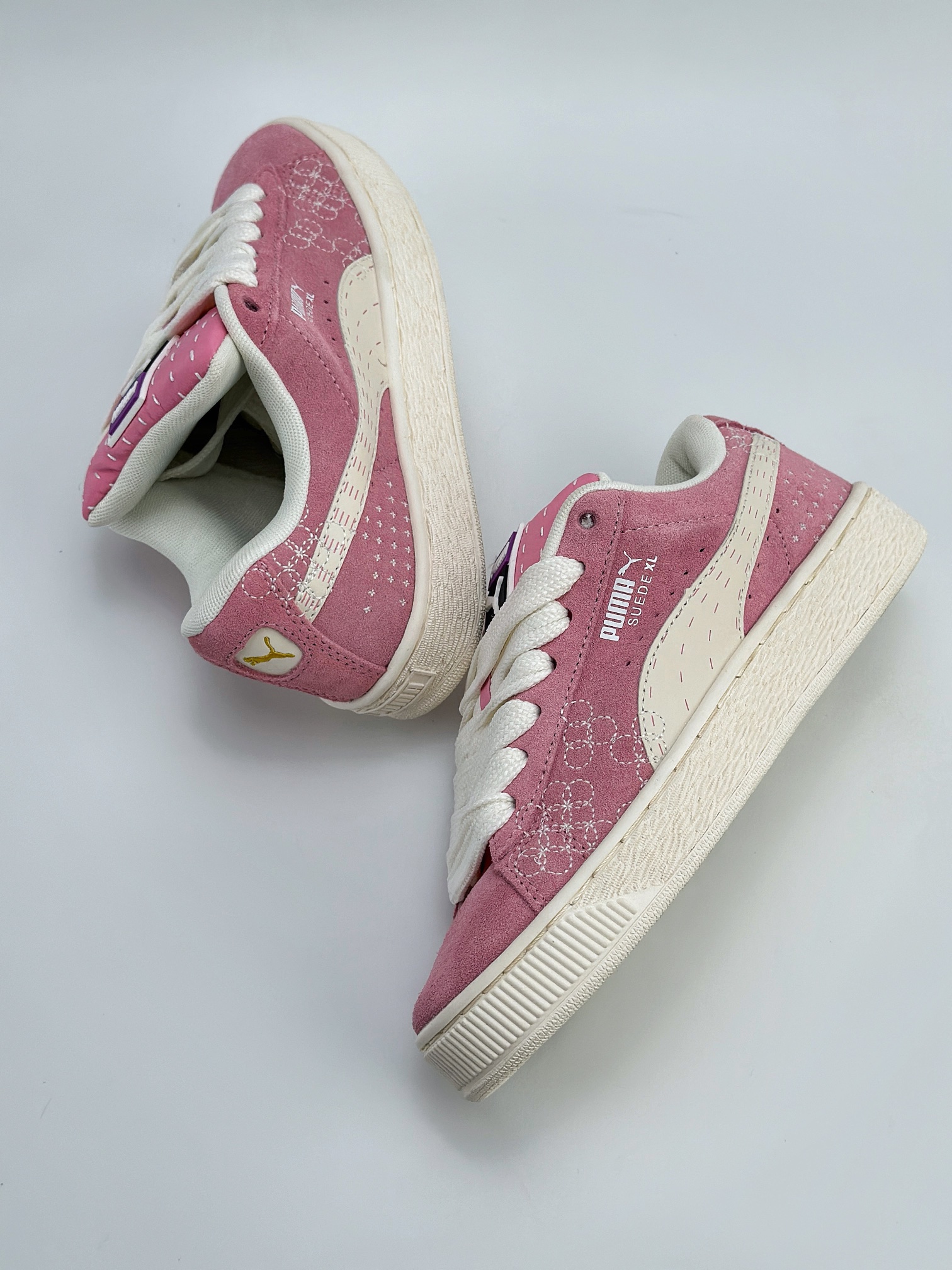 PUMA Suede XL 百搭单品 厚鞋舌轻便防滑低帮板鞋 395777-03