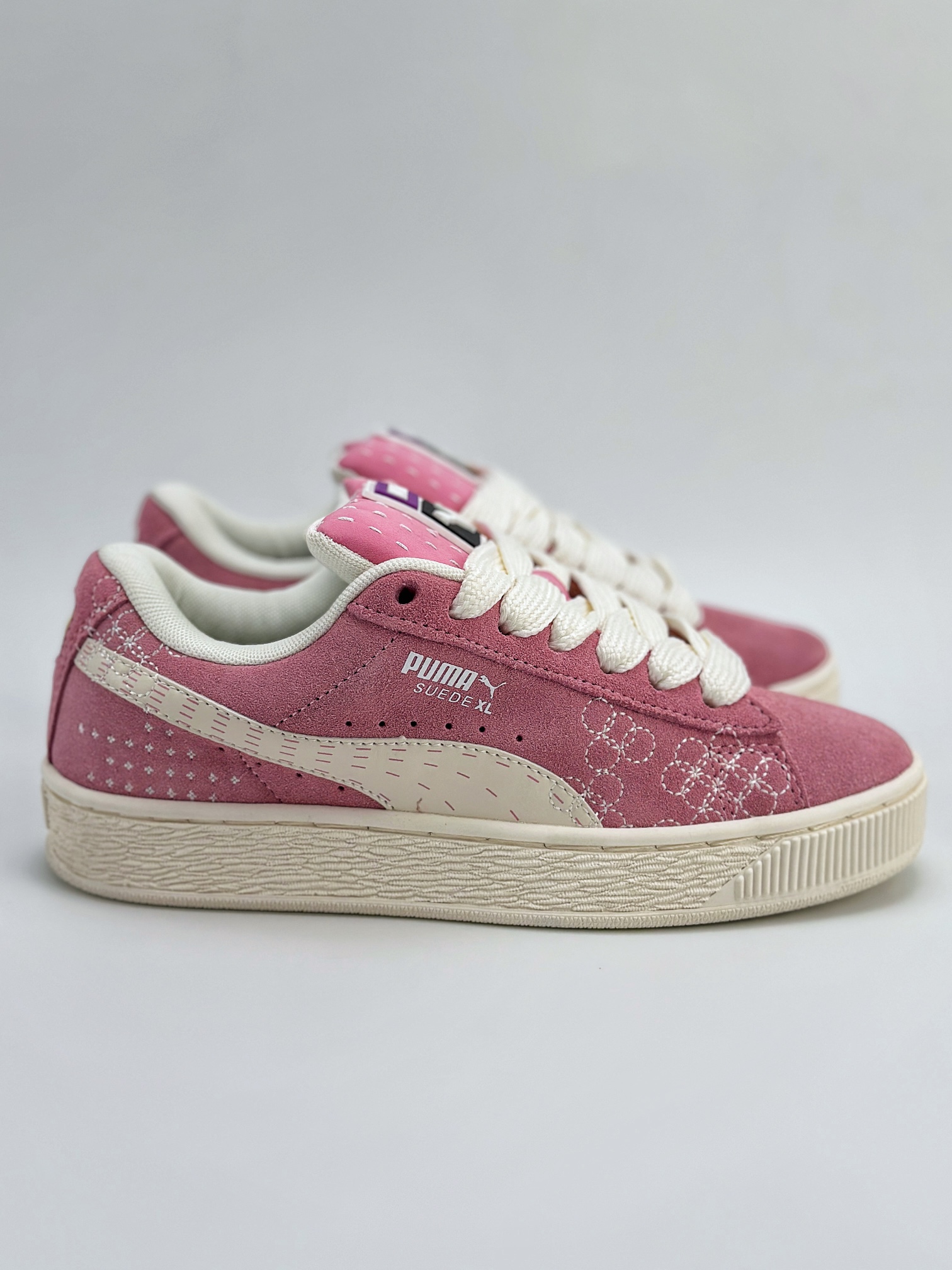 PUMA Suede XL 百搭单品 厚鞋舌轻便防滑低帮板鞋 395777-03