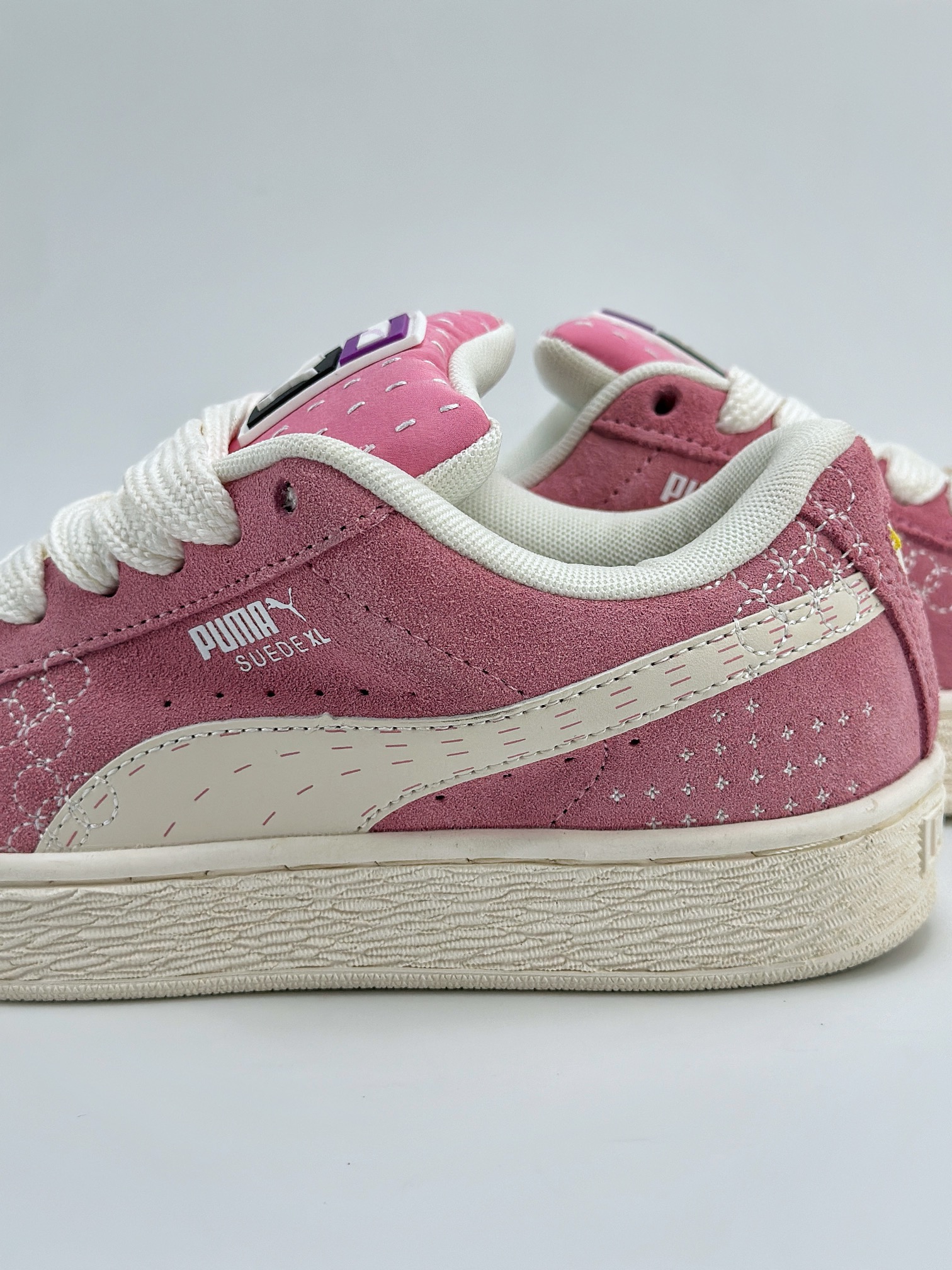 PUMA Suede XL 百搭单品 厚鞋舌轻便防滑低帮板鞋 395777-03