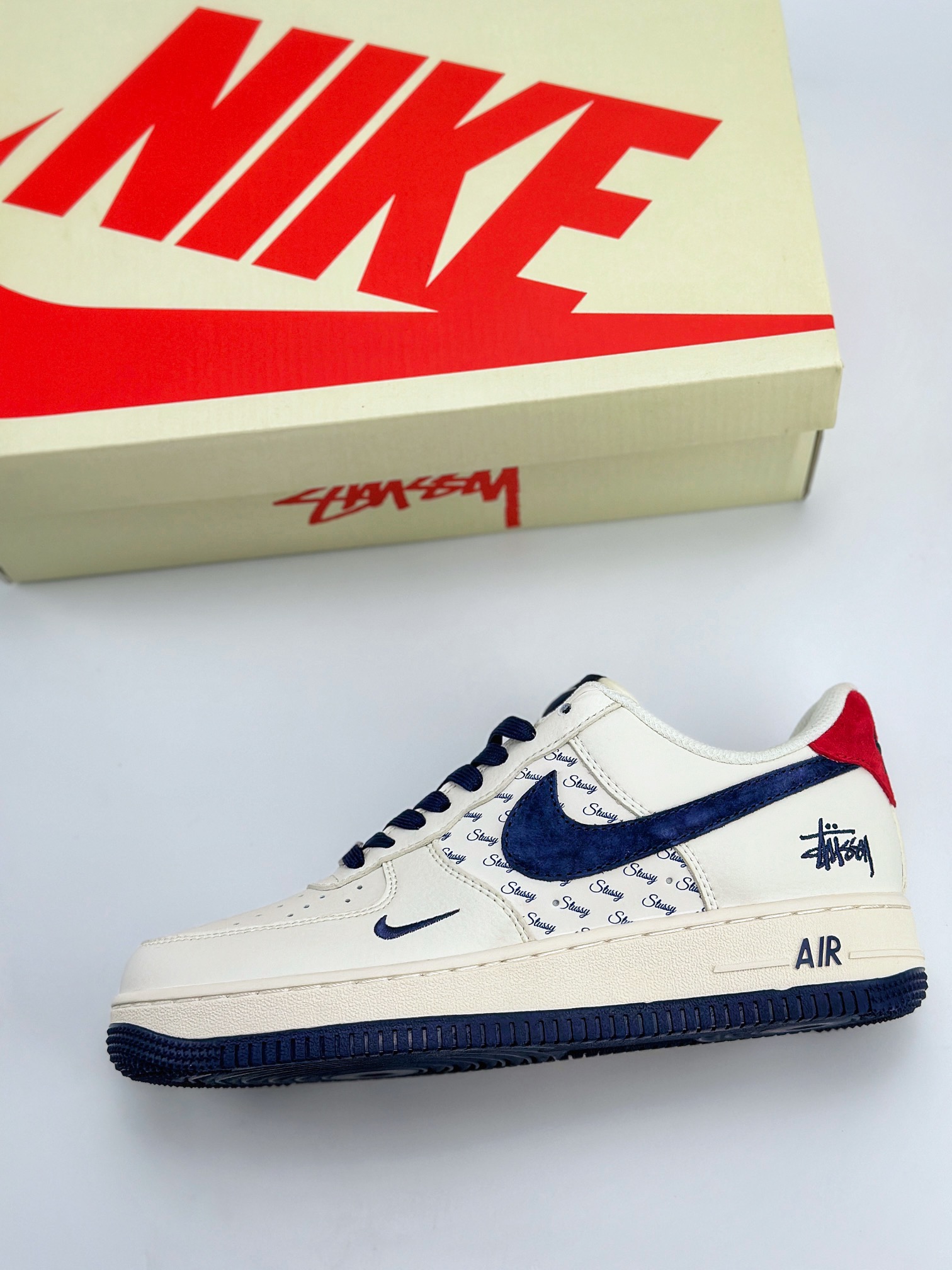 Nike Air Force 1 Low 07 x Stuy 白蓝红 XZ3318-566