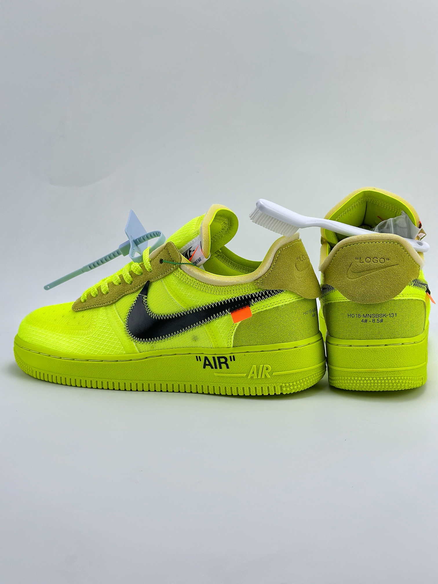 Nike Air Force 1 Low 07 x OFF-WHITE Part 2Volt THE THE 荧光绿 AO4606-700