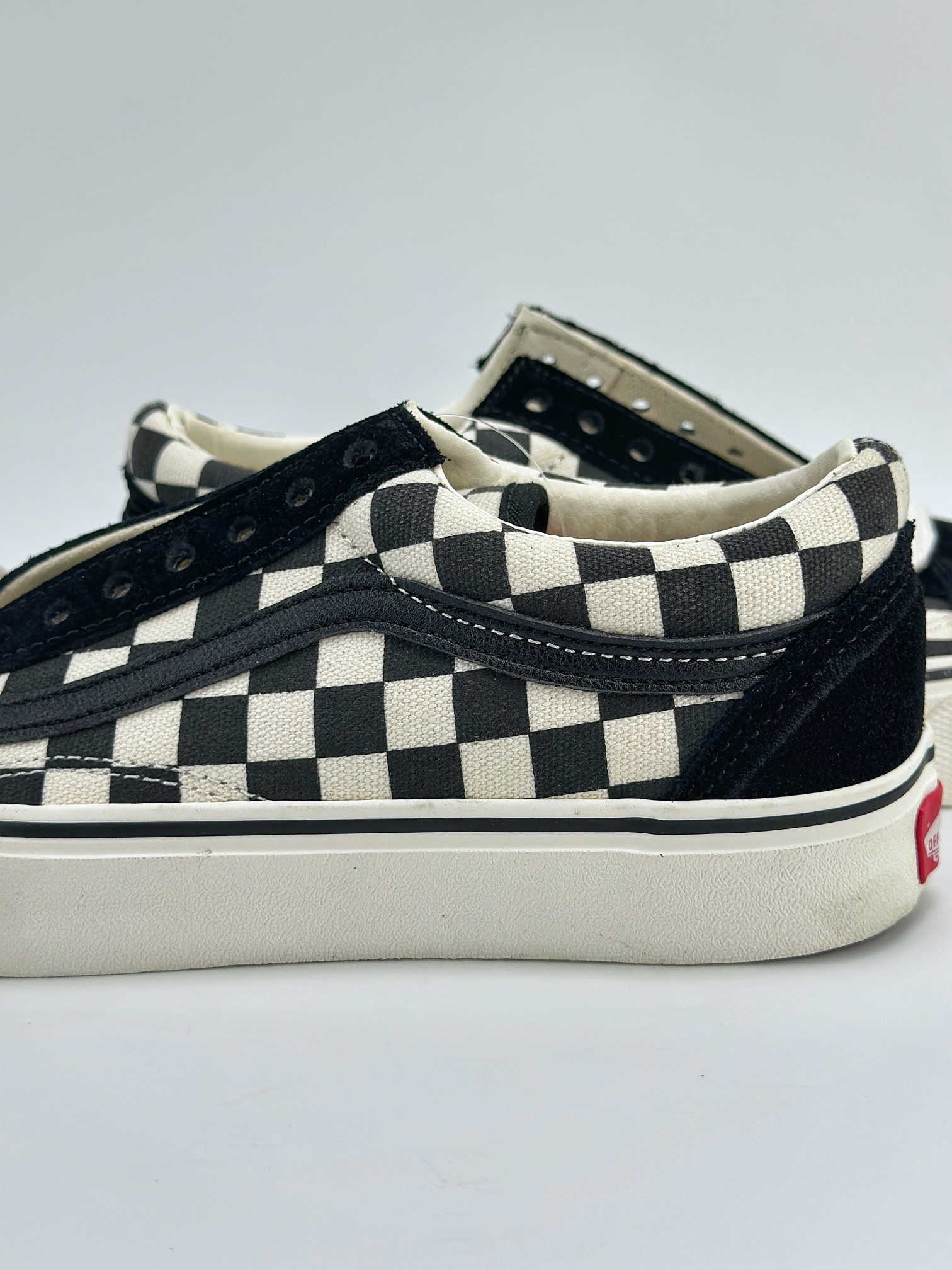 Vans Old Skool 新版安纳海姆棋盘格黑白/蓝绿棋盘格低帮复古帆布鞋滑板鞋