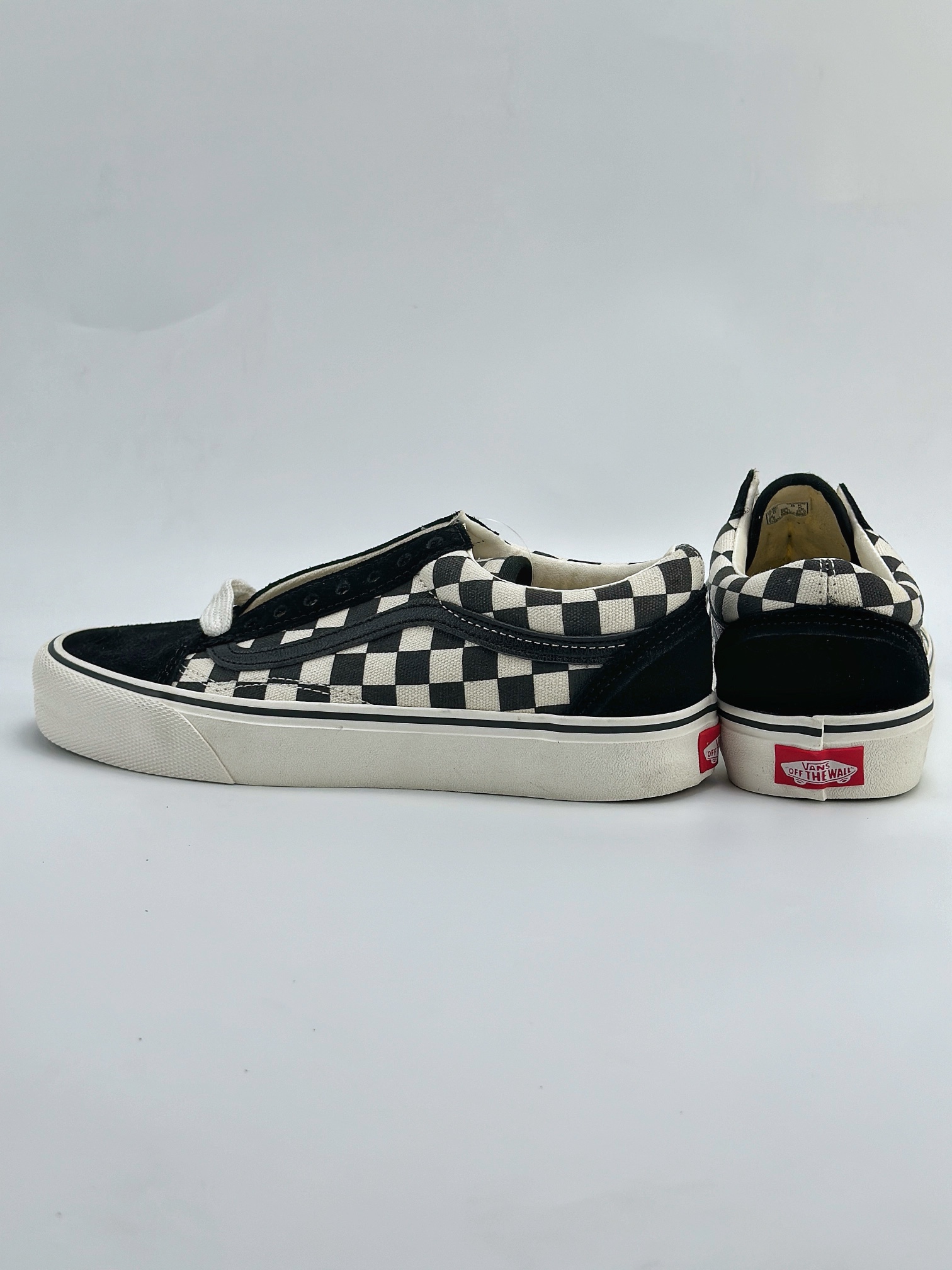 Vans Old Skool 新版安纳海姆棋盘格黑白/蓝绿棋盘格低帮复古帆布鞋滑板鞋