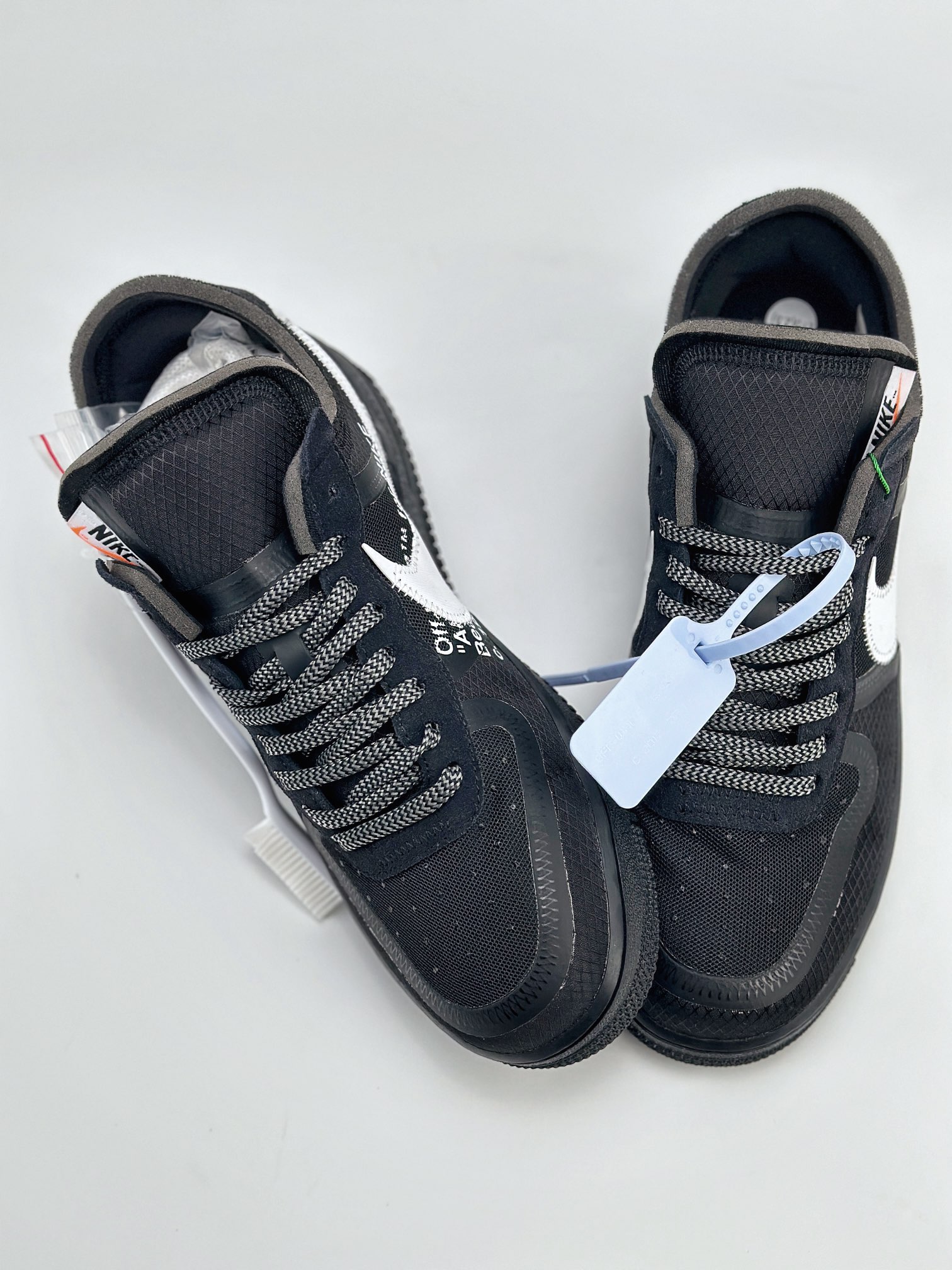 Nike Air Force 1 Low 07 x OFF-WHITE Black White 2.0 黑白拼接 AO4606-001