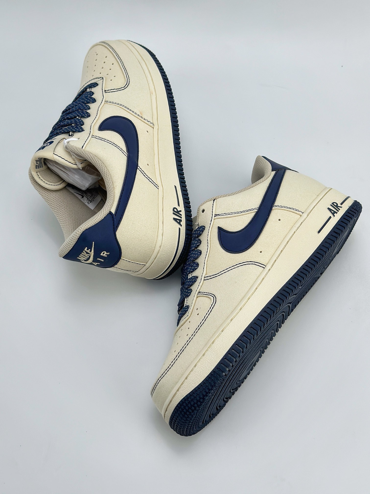 Nike Air Force 1 Low 07 米白深蓝帆布满天星 TQ1456-299