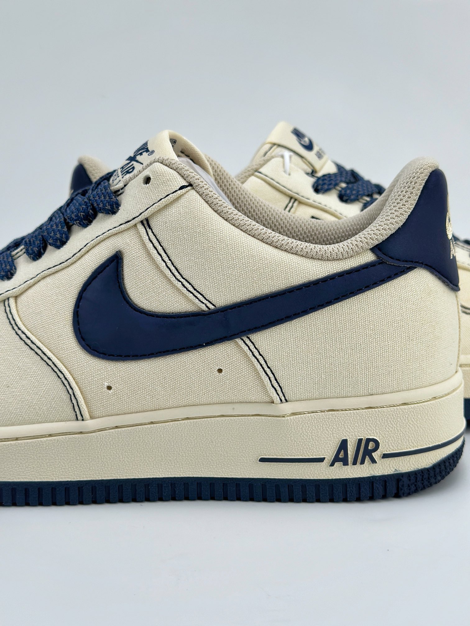 Nike Air Force 1 Low 07 米白深蓝帆布满天星 TQ1456-299