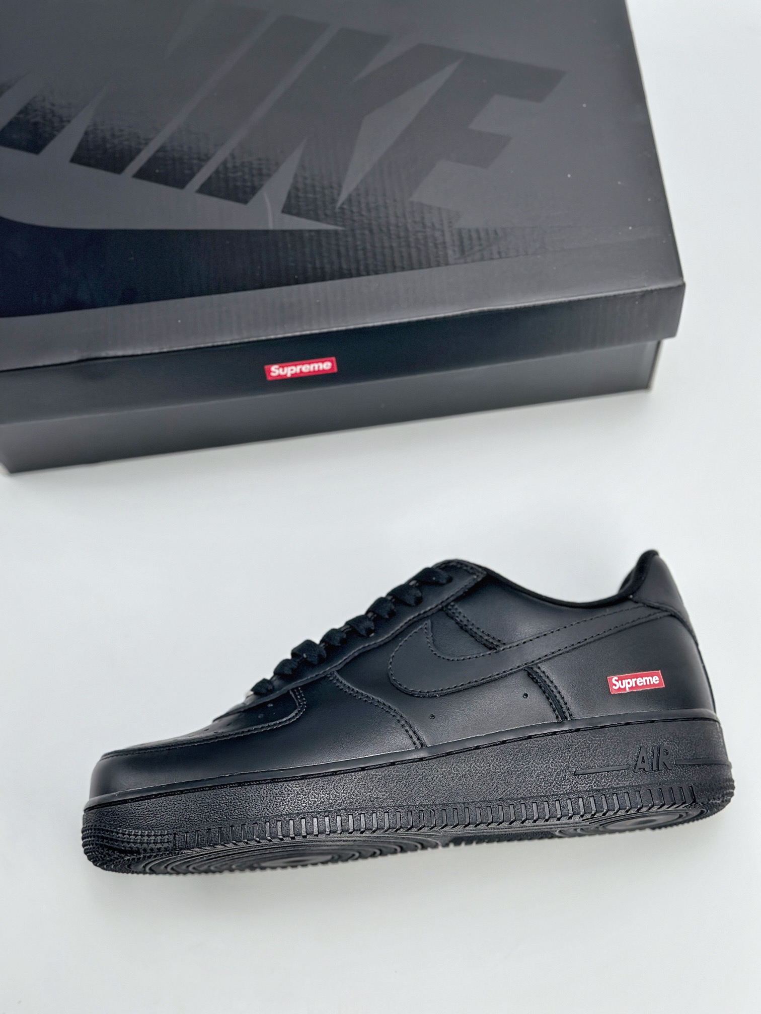 Nike Air Force 1 Low 07 x Supreme box logo 黑 CU9225-001