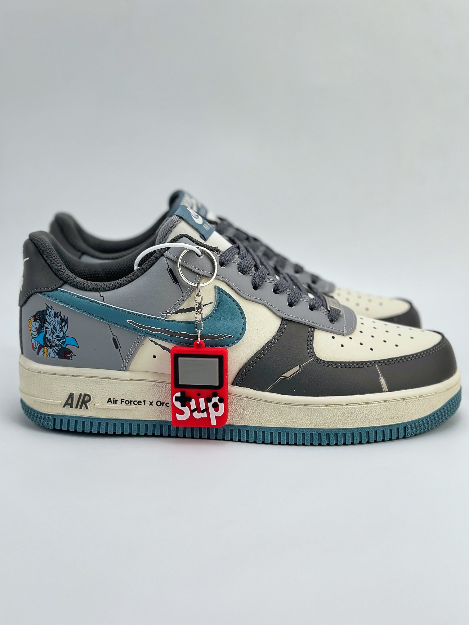 Nike Air Force 1 Low 07 x Orc Gallulu 加鲁鲁兽 白灰蓝 CJ0304-310