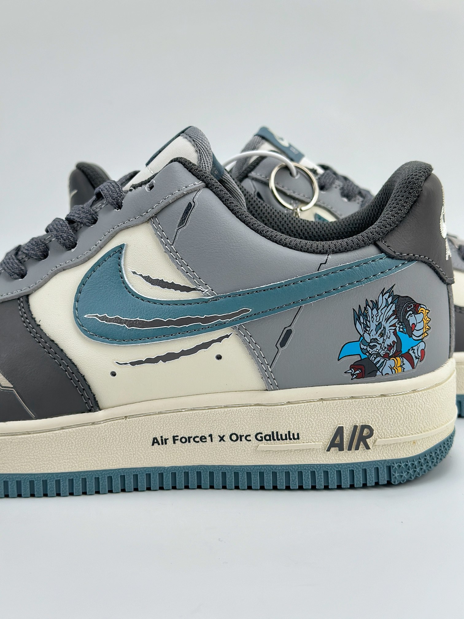 Nike Air Force 1 Low 07 x Orc Gallulu 加鲁鲁兽 白灰蓝 CJ0304-310