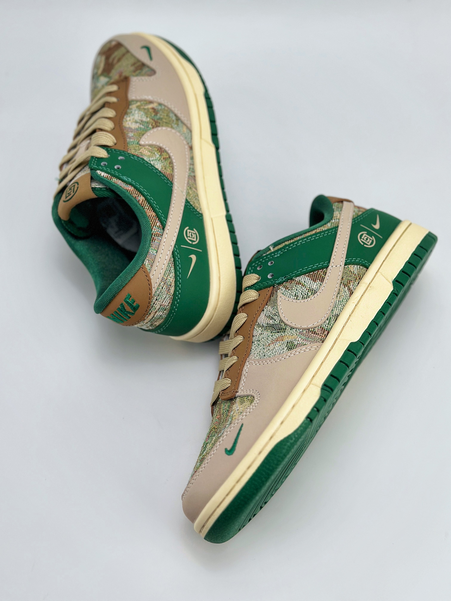 Nike SB Dunk Low x CLOT 米白青棕 XB3802-355