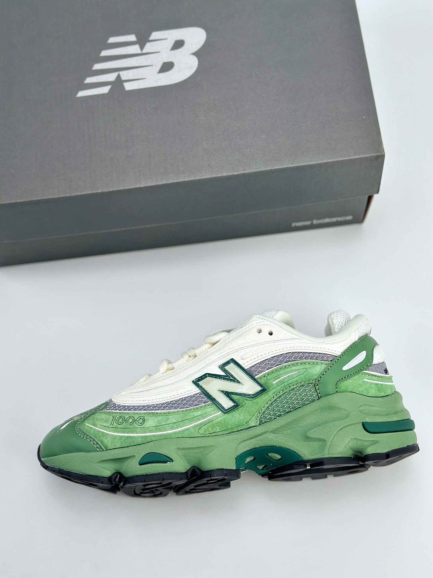 New Balance M1000 白绿 M1000系列复古休闲运动慢跑鞋 M1000MA