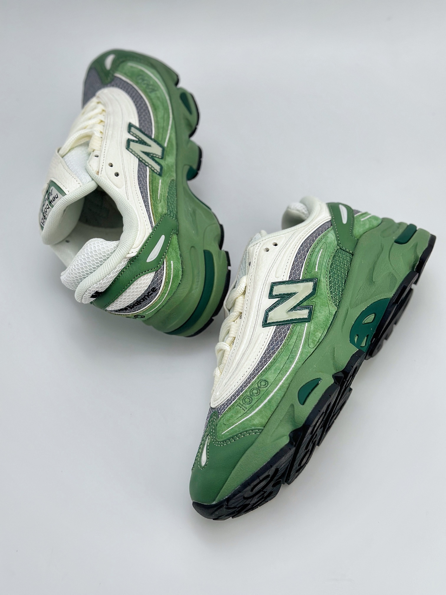 New Balance M1000 白绿 M1000系列复古休闲运动慢跑鞋 M1000MA