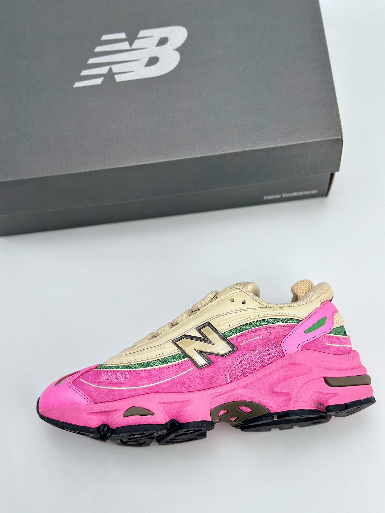 New Balance M1000 白粉 M1000系列复古休闲运动慢跑鞋 M1000MC