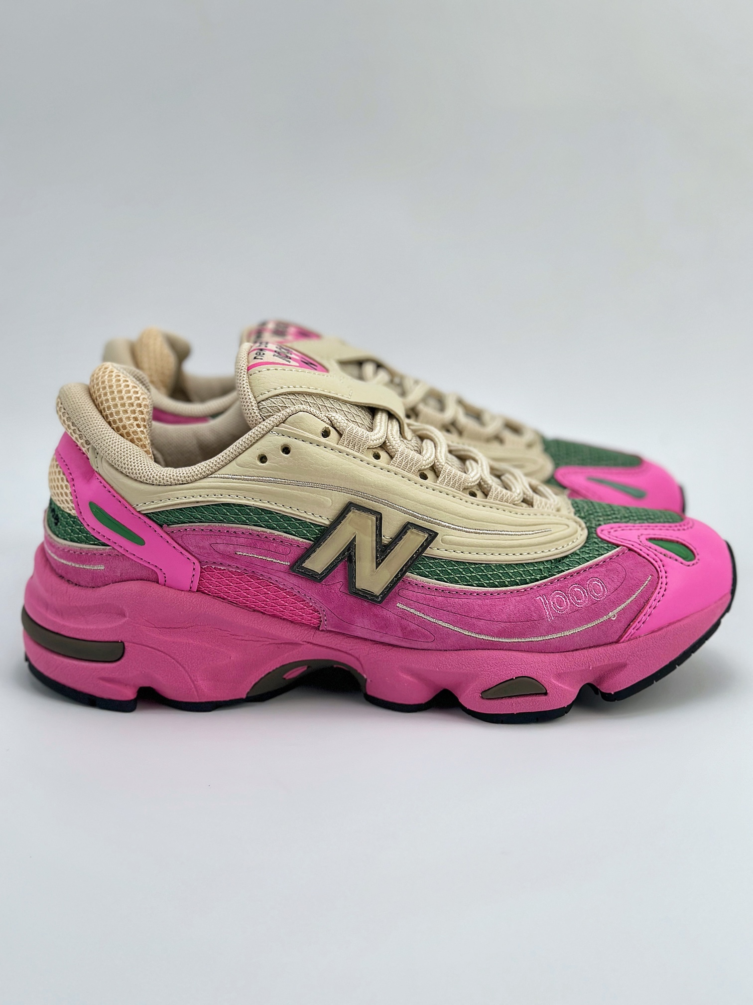 New Balance M1000 白粉 M1000系列复古休闲运动慢跑鞋 M1000MC