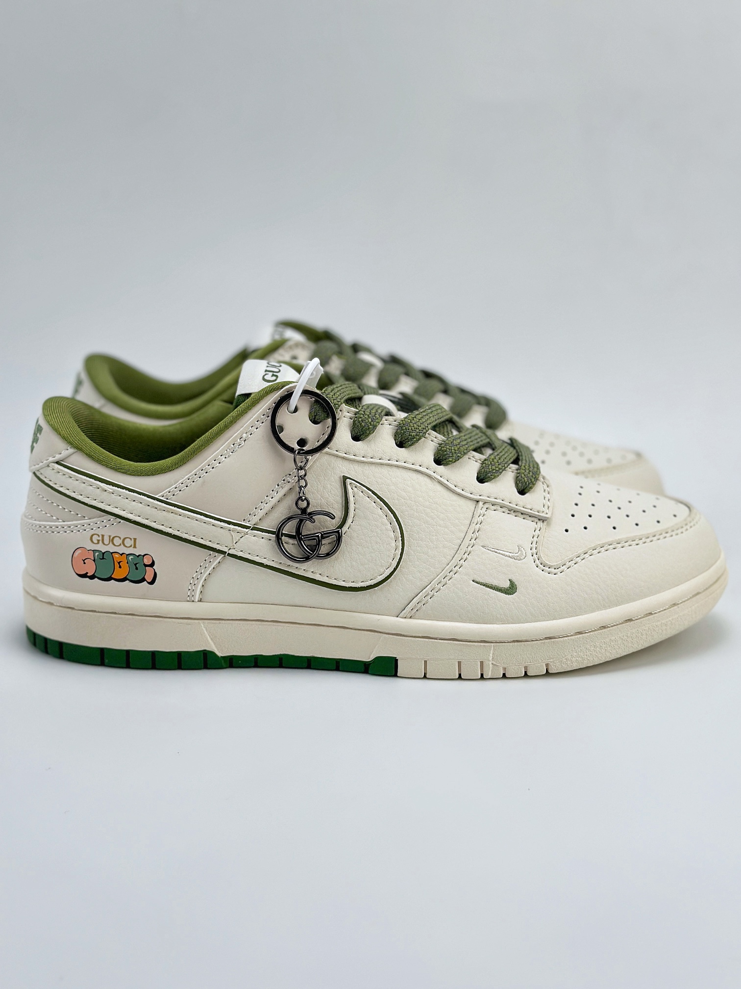 Nike SB Dunk Low x GUCCI 白绿双小钩满天星 DQ1098-398