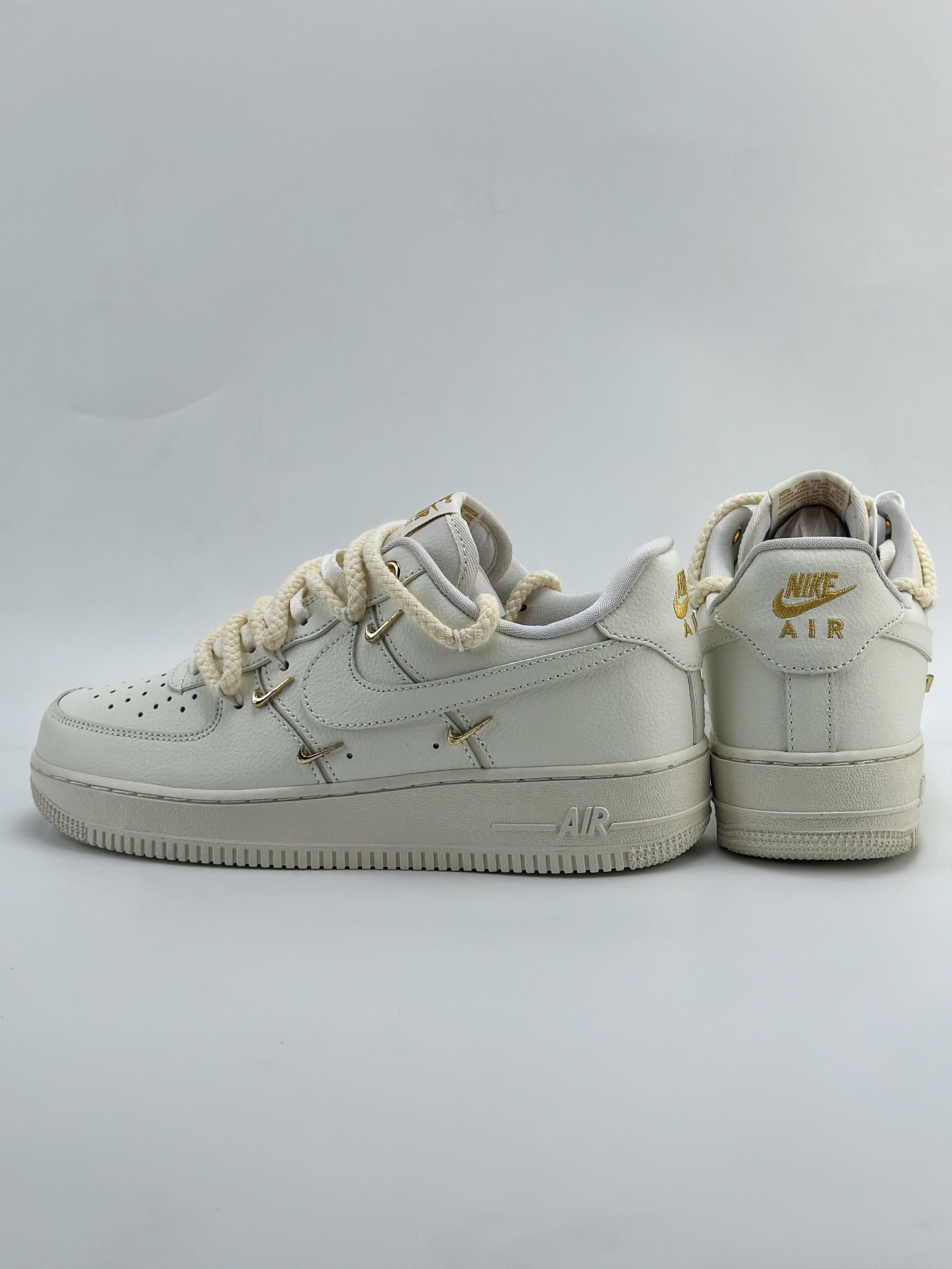 Air Force 1 Low 07 Mini Gold 白金四铁钩绑带 FX3654-111