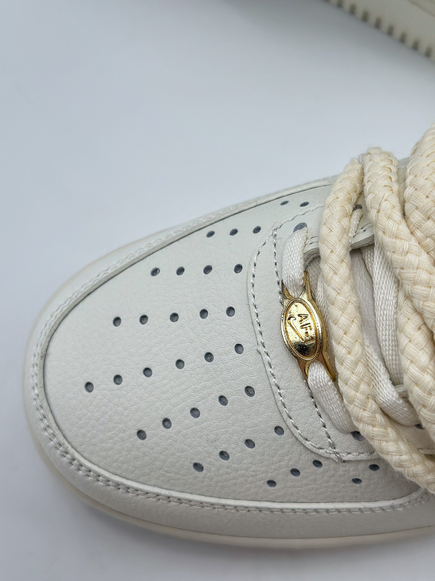 Air Force 1 Low 07 Mini Gold 白金四铁钩绑带 FX3654-111