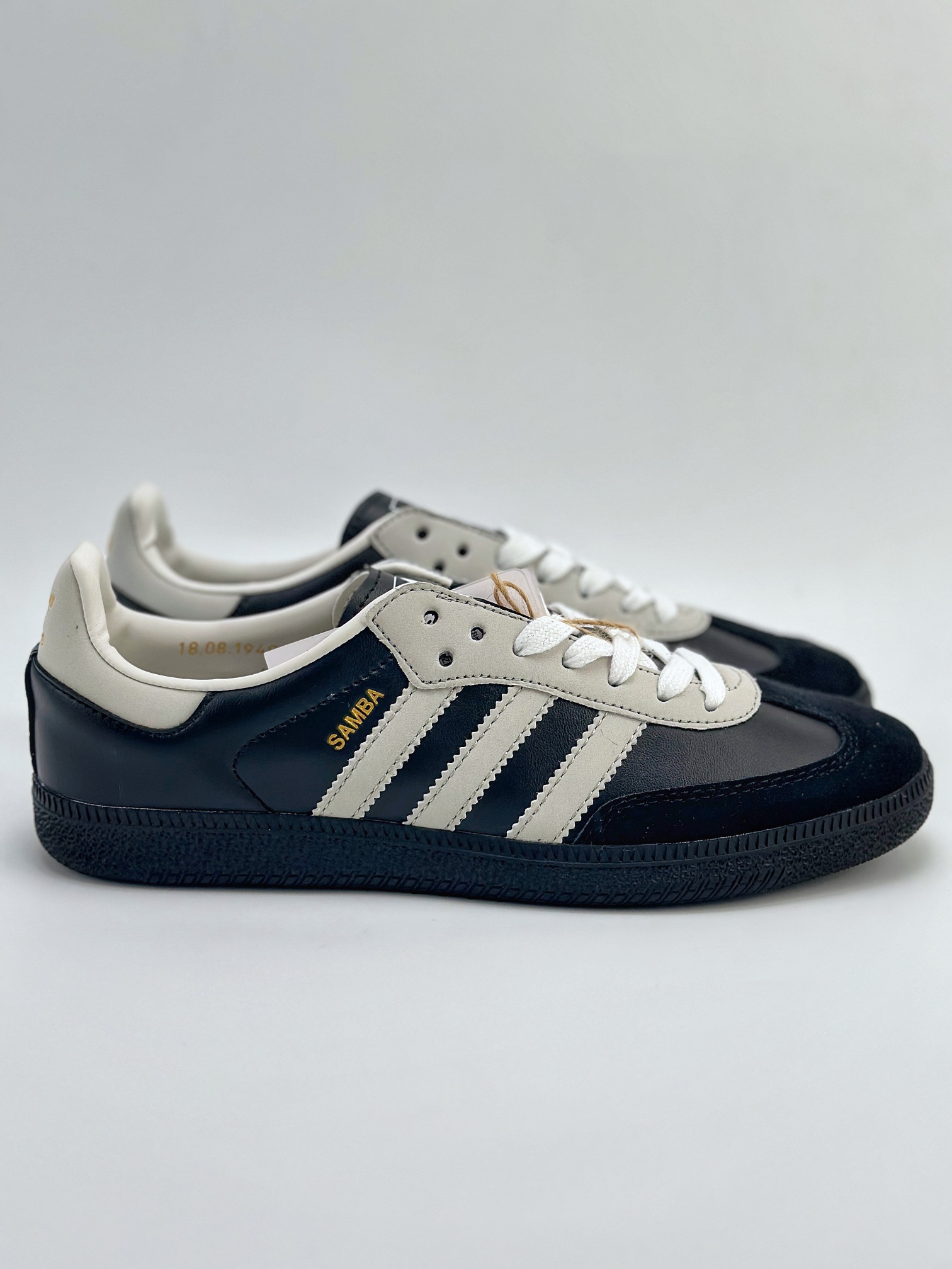adidas originals Samba OG 75th Anniversary 黑白 JP5282