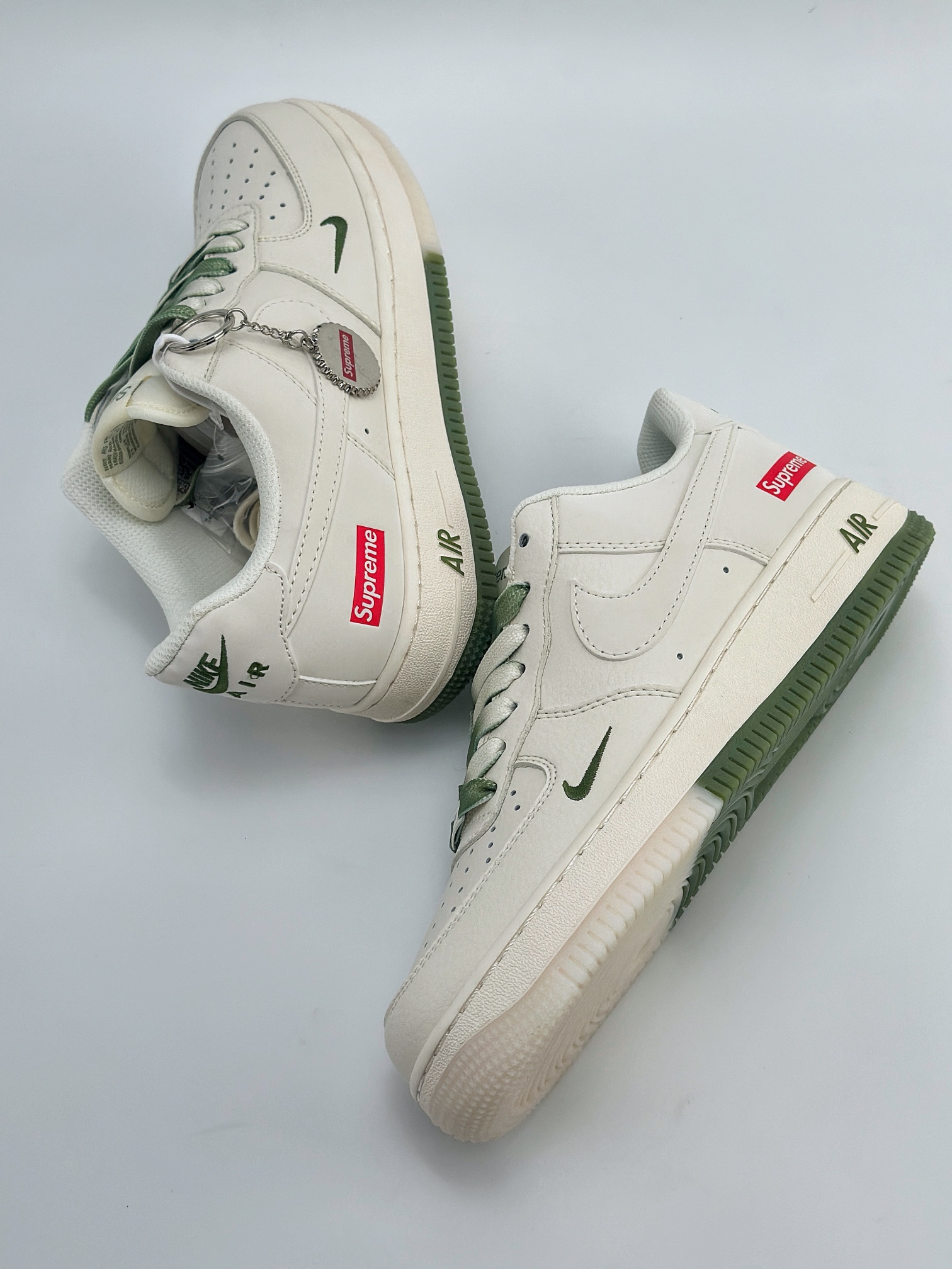 Nike Air Force 1 Low 07 x Supreme 白绿小钩 BB7577-213