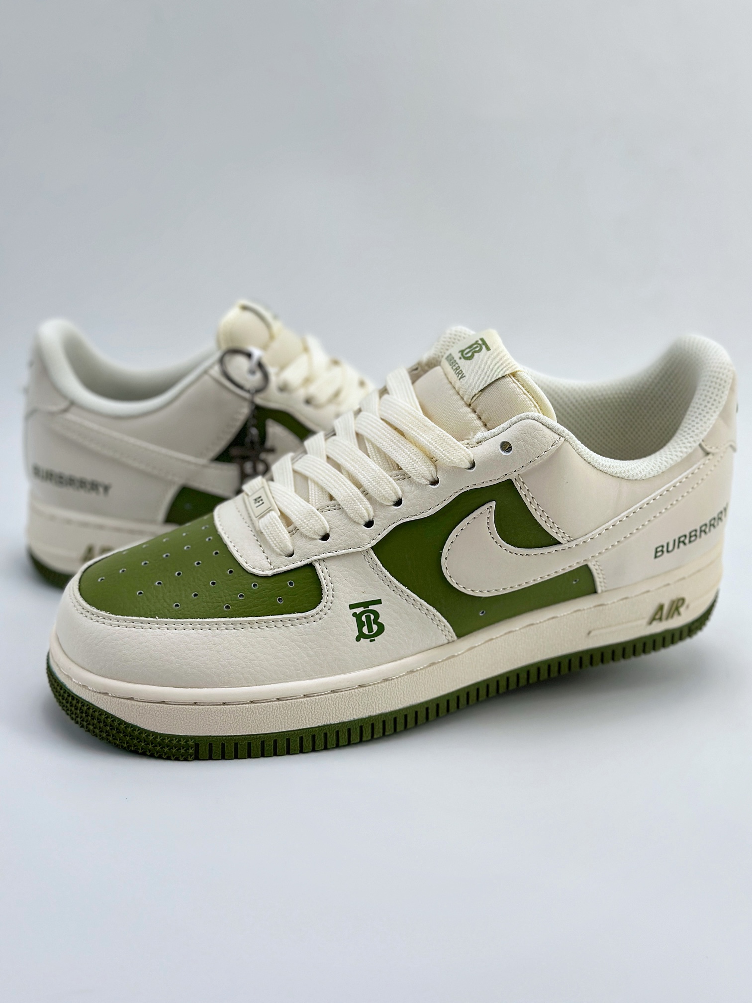 Nike Air Force 1 Low 07 x BURBRRRY 白绿  BB8588-221