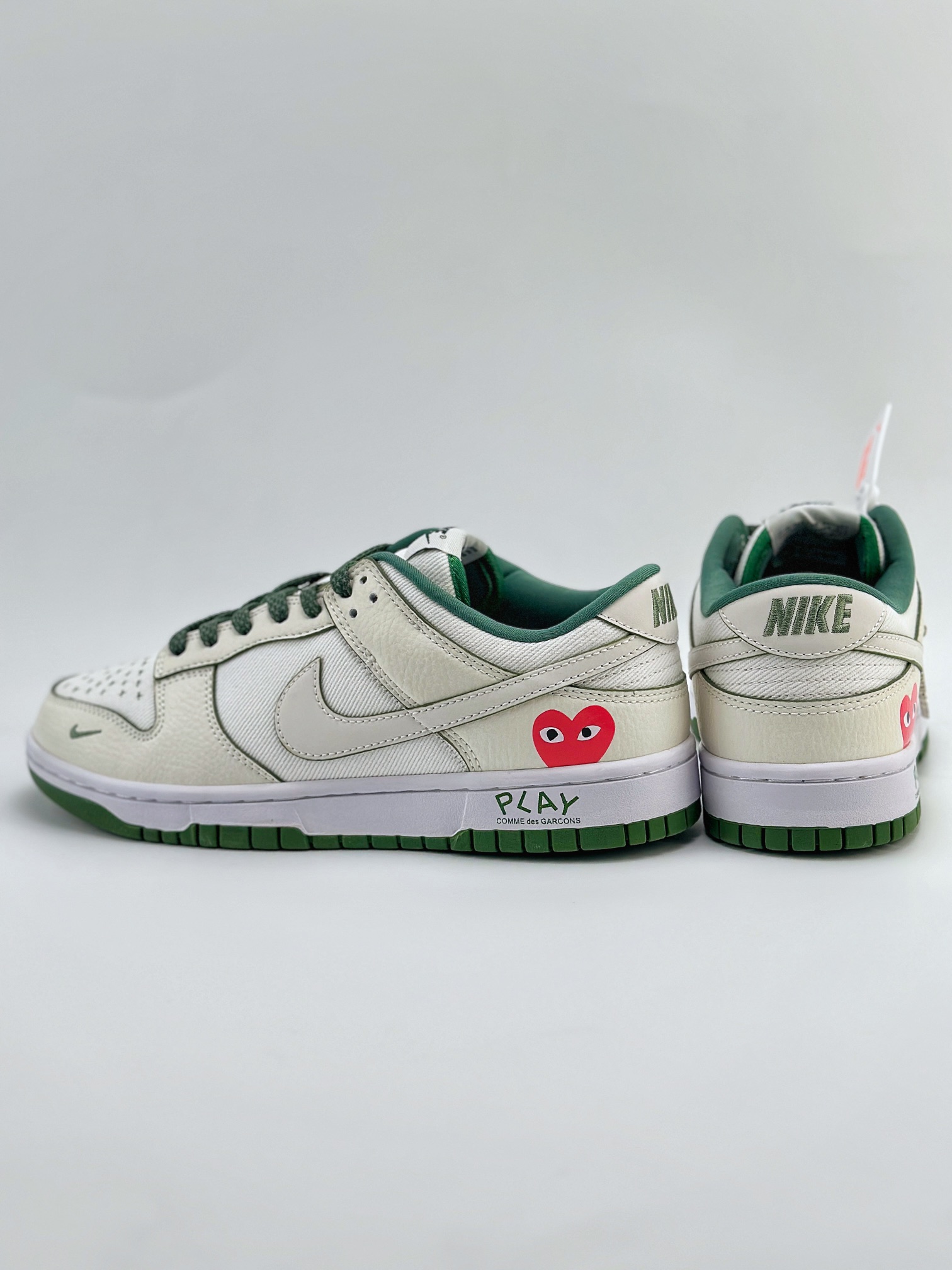 Nike SB Dunk Low x Comme des Garcons 川久白绿满天星 KK1888-010