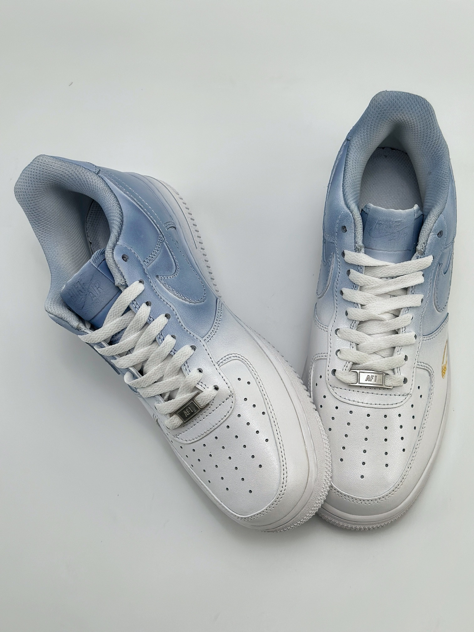 Nike Air Force 1 Low 07 定制 悟空 白蓝渐变  CW2288-111