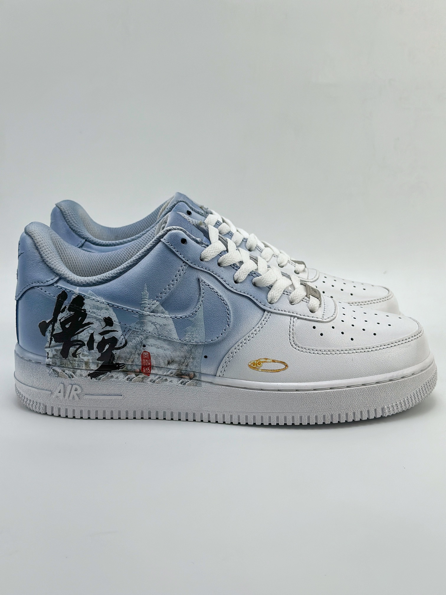 Nike Air Force 1 Low 07 定制 悟空 白蓝渐变  CW2288-111