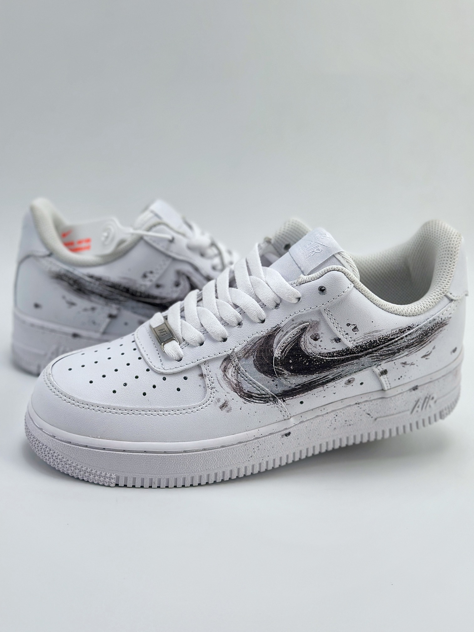 Nike Air Force 1 Low 07 水墨画 双钩 白黑 LL6976-521