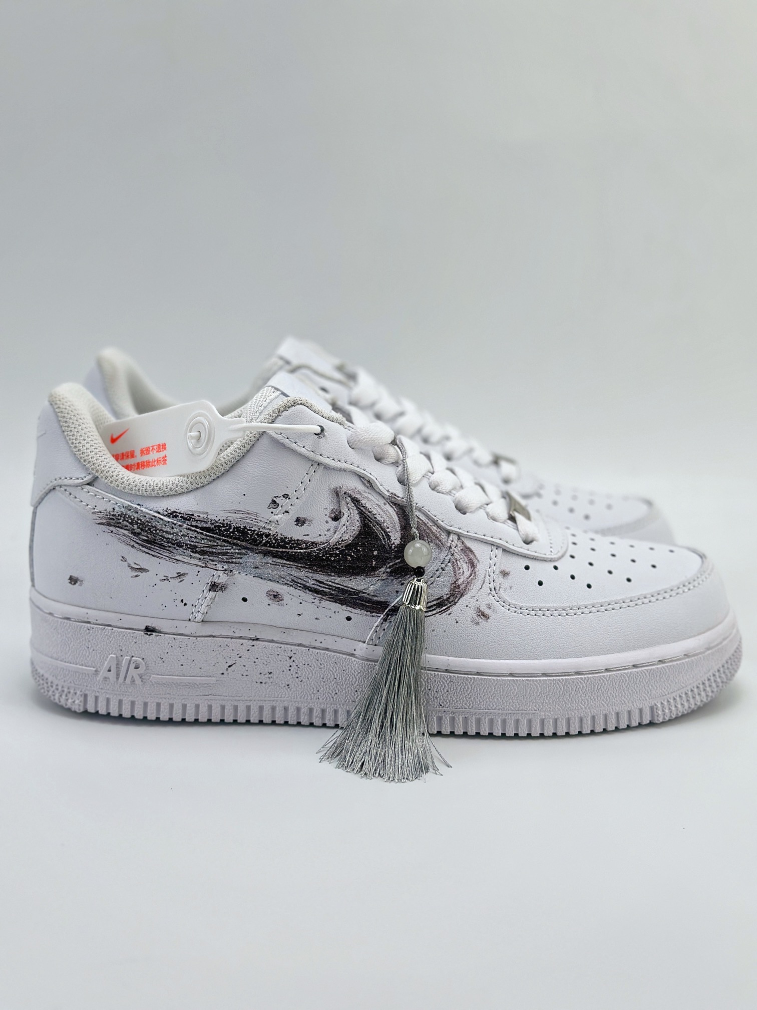 Nike Air Force 1 Low 07 水墨画 双钩 白黑 LL6976-521