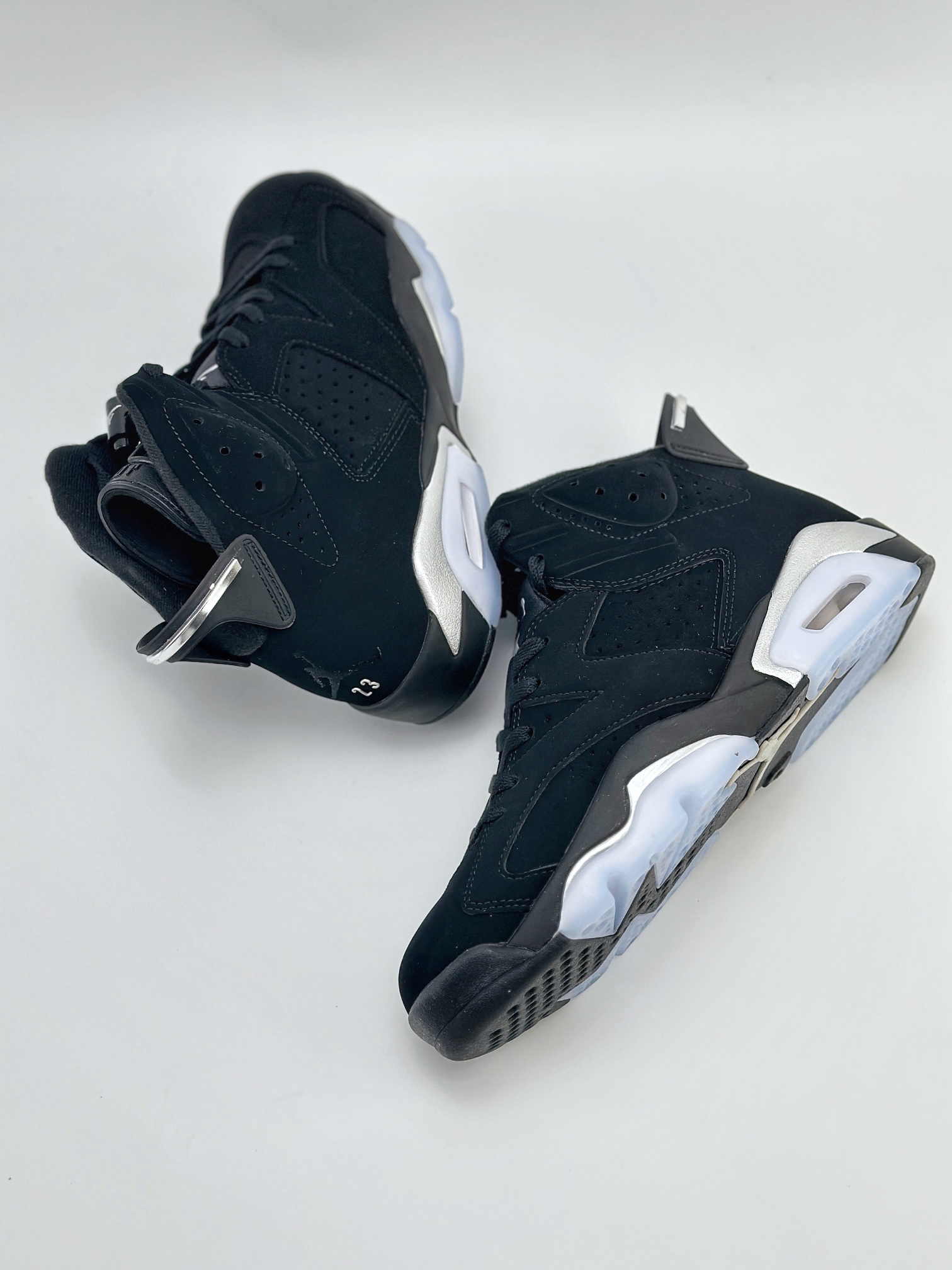 Air Jordan 6 Retro ”metallic silver” 黑银 潮流复古篮球鞋   DX2836-001