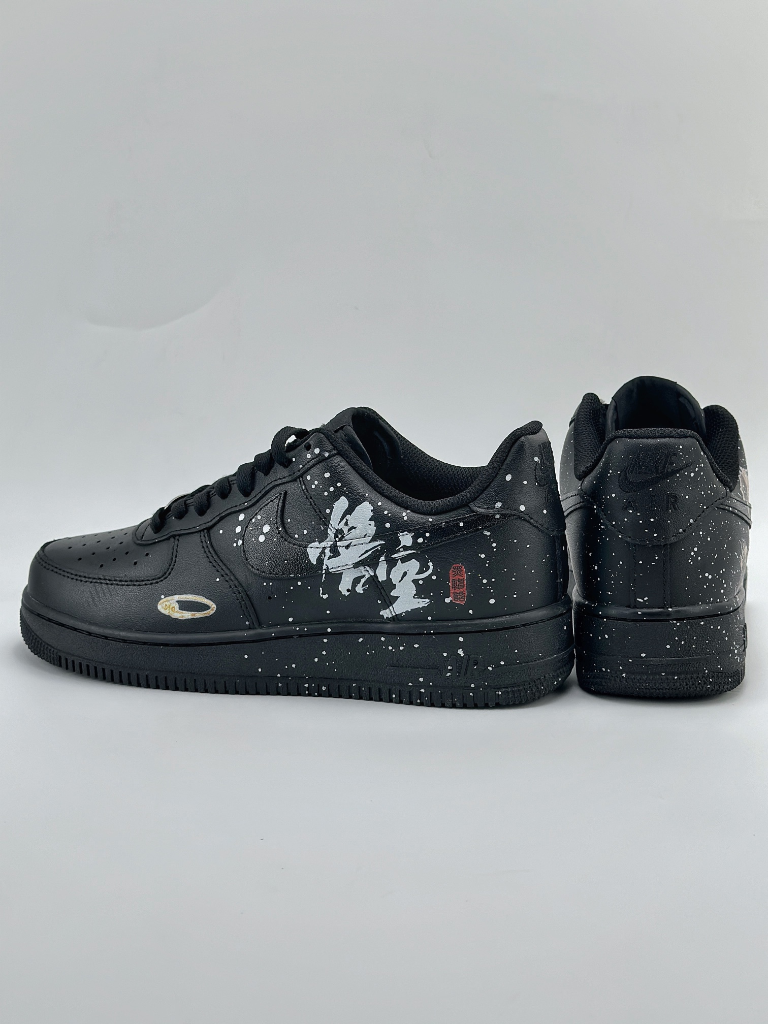 Nike Air Force 1 Low 07 定制手绘 悟空 黑  MG1818-859