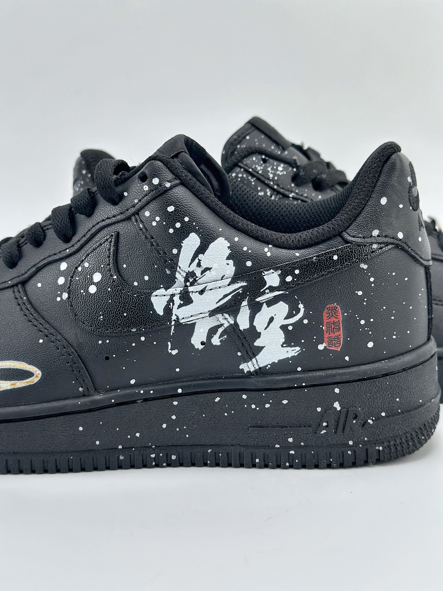 Nike Air Force 1 Low 07 定制手绘 悟空 黑  MG1818-859