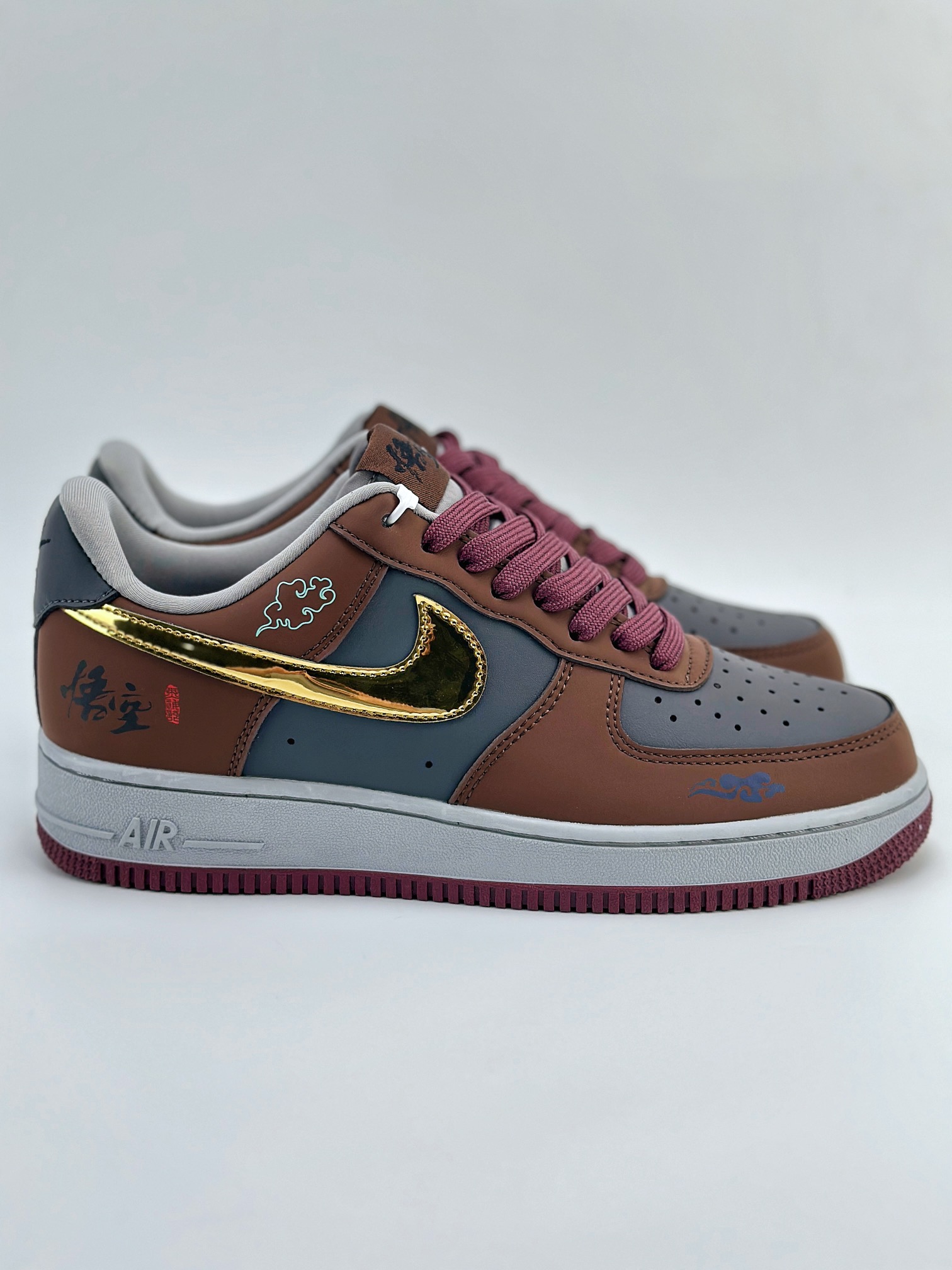 Nike Air Force 1 Low 07 悟空 蓝棕金钩  CW2288-111