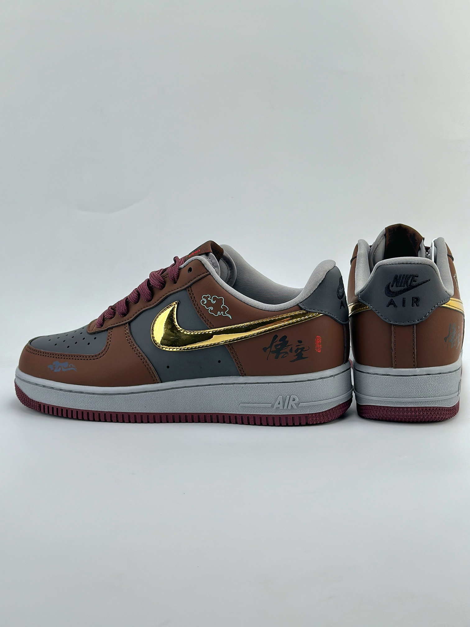 Nike Air Force 1 Low 07 悟空 蓝棕金钩  CW2288-111