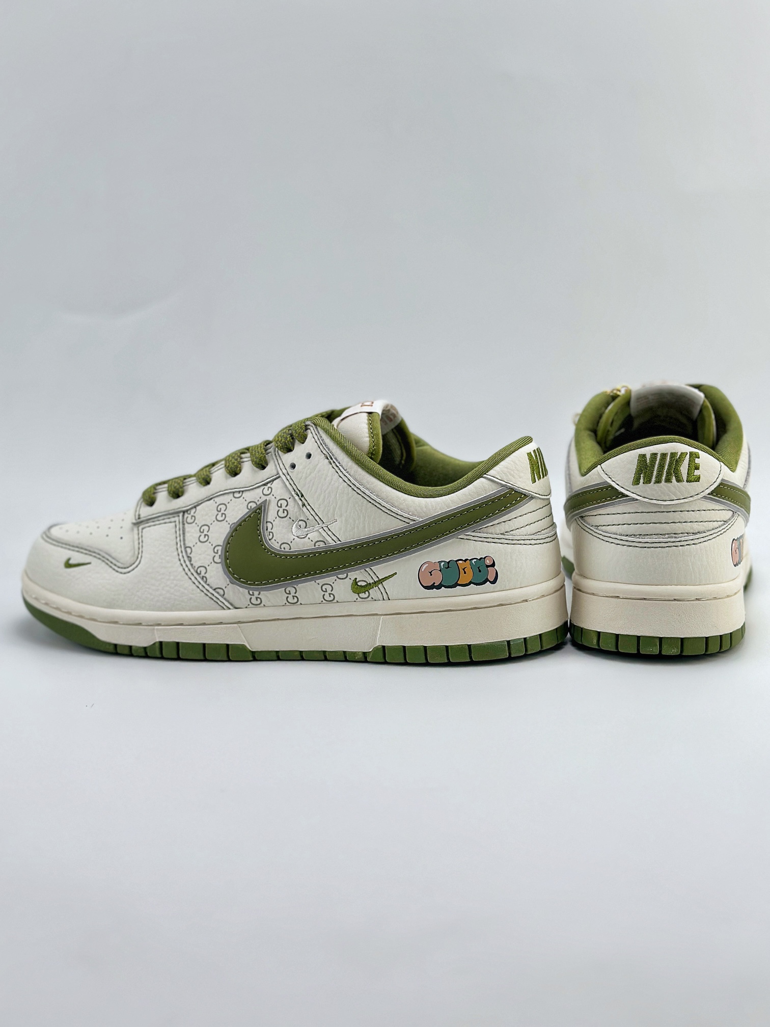 Nike SB Dunk Low x GUCCI 白绿三小钩 KK1888-006