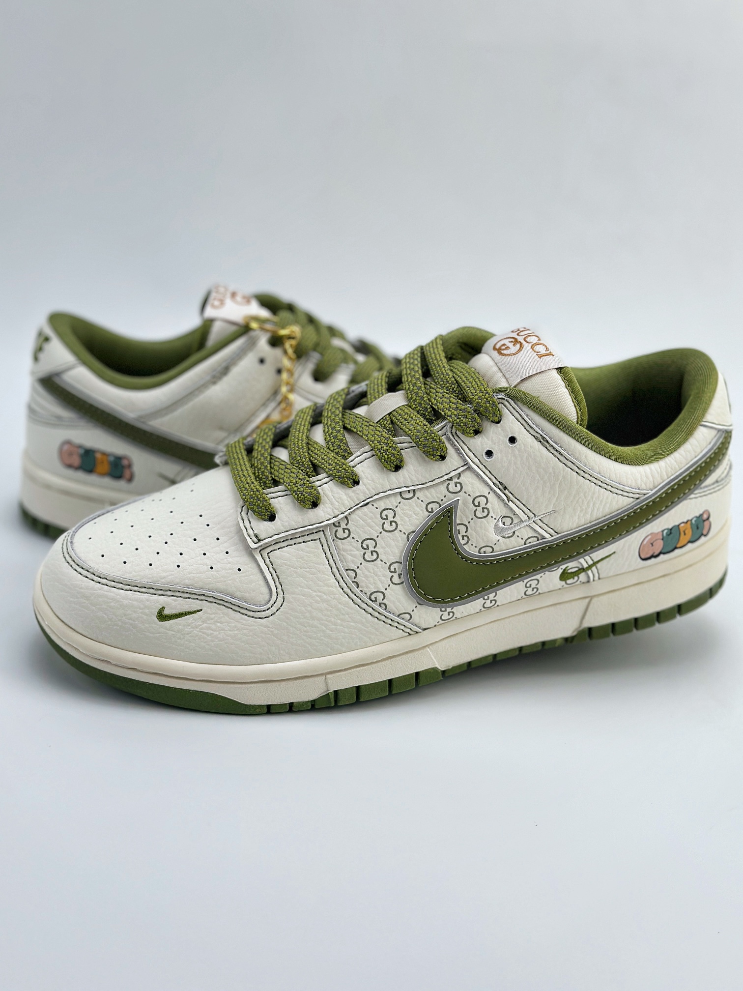 Nike SB Dunk Low x GUCCI 白绿三小钩 KK1888-006