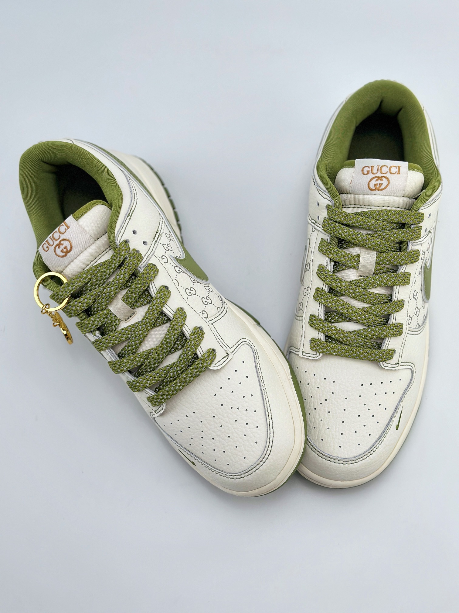 Nike SB Dunk Low x GUCCI 白绿三小钩 KK1888-006