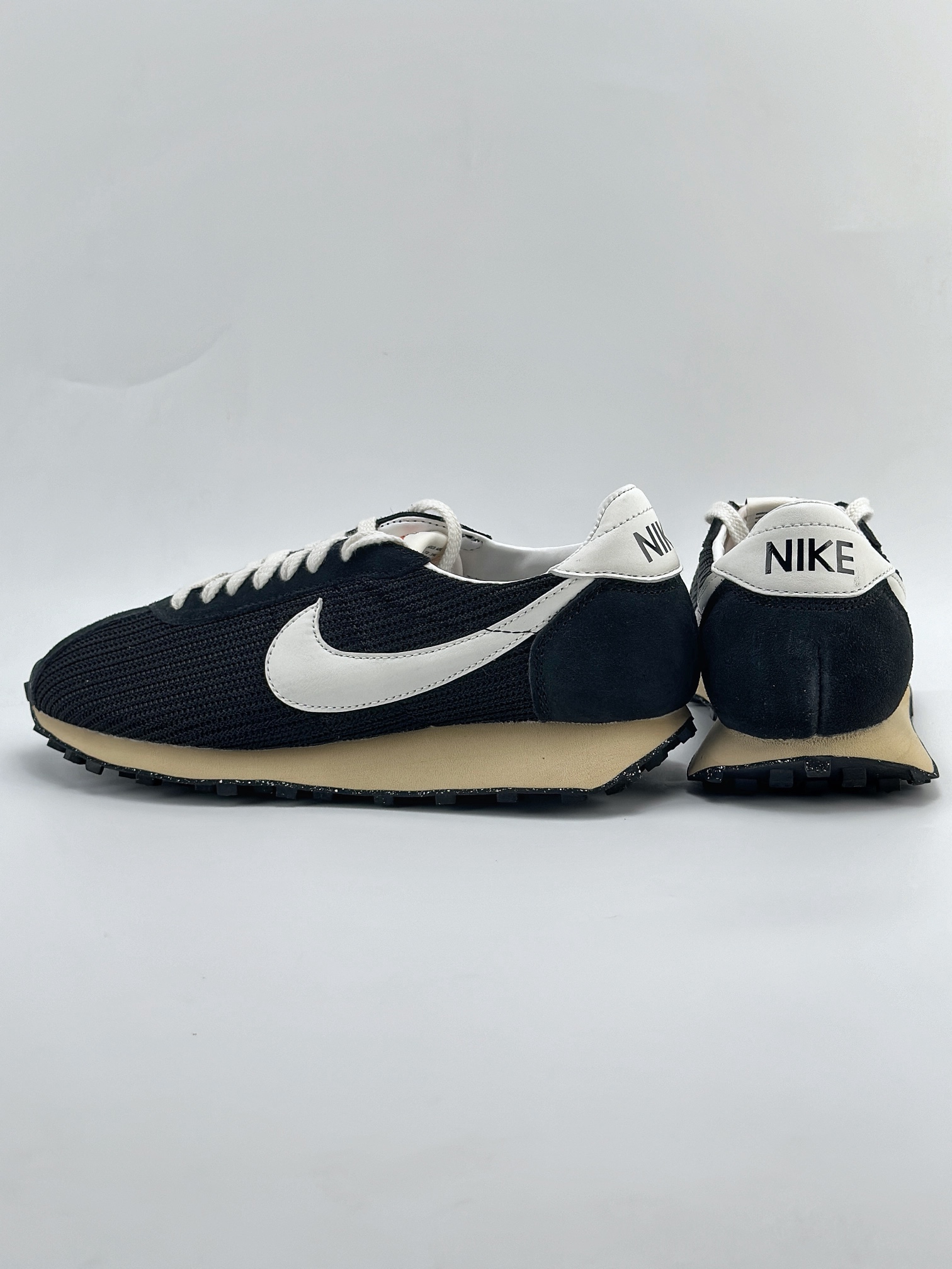 Nike Roshe Run LD-1000 x Stussy 黑 华夫一代系列华夫复古休闲运动慢跑鞋 HM0950-001