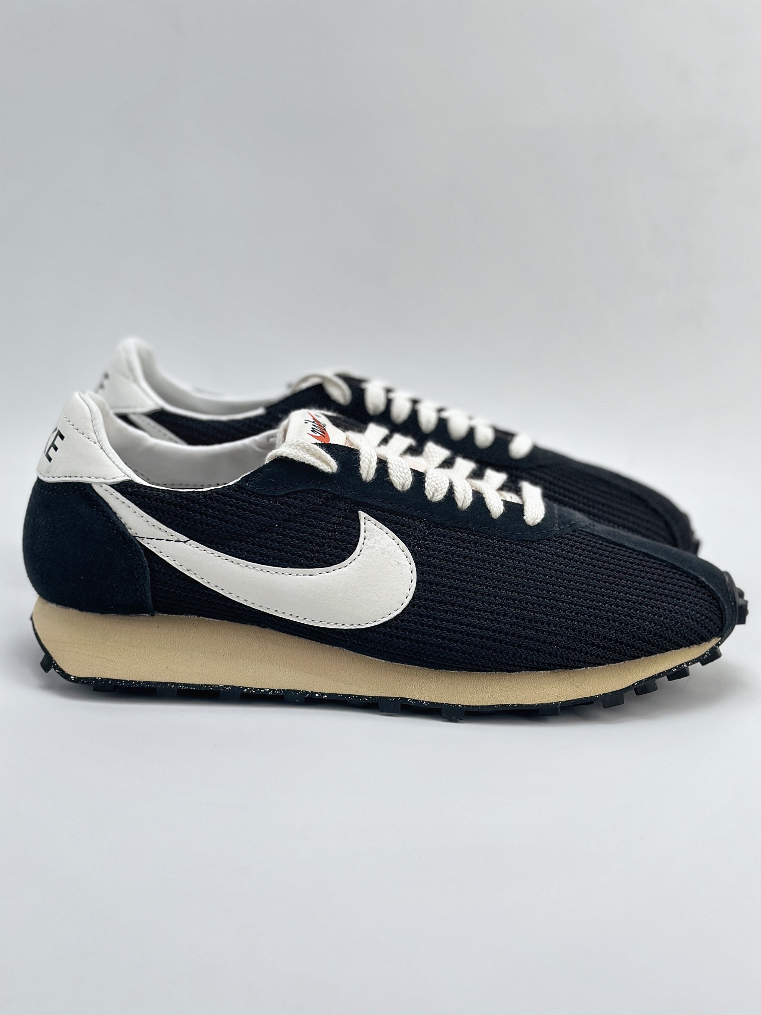 Nike Roshe Run LD-1000 x Stussy 黑 华夫一代系列华夫复古休闲运动慢跑鞋 HM0950-001