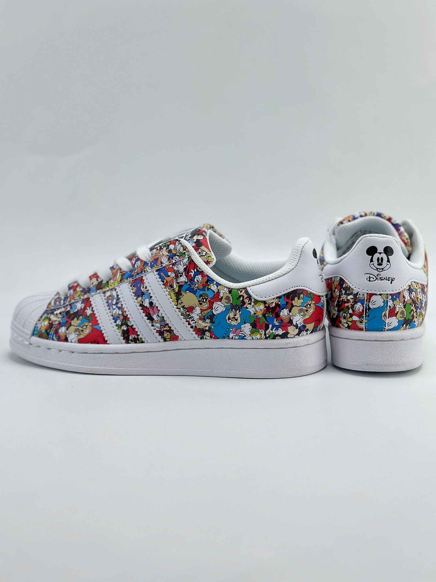 AD Originals Superstar 贝壳头 Disney/迪士尼 环保印花 白红  IG6857