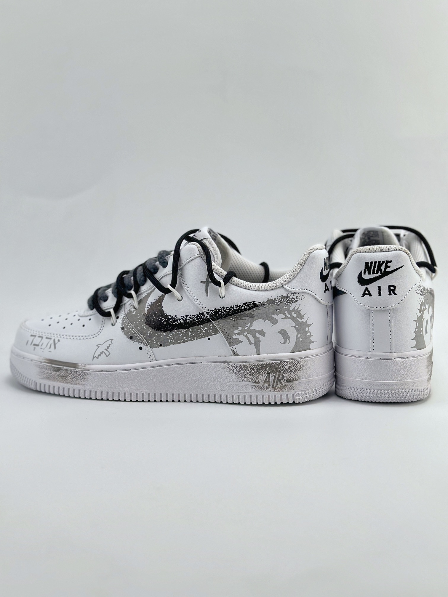 Nike Air Force 1 Low 07 CUS ID 圣光 5201314告白 和平鸽 黑白灰  ZH0316-031