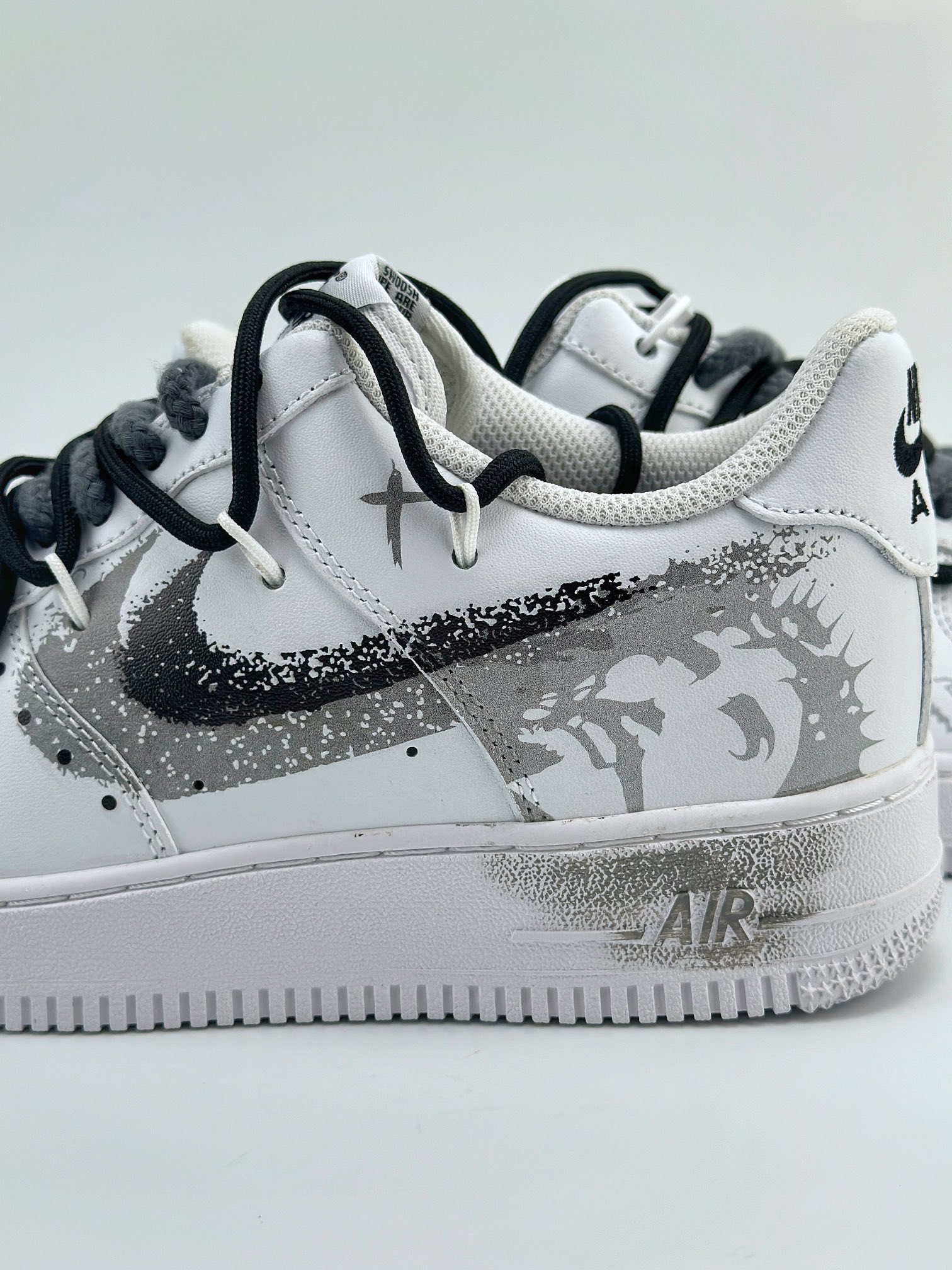 Nike Air Force 1 Low 07 CUS ID 圣光 5201314告白 和平鸽 黑白灰  ZH0316-031