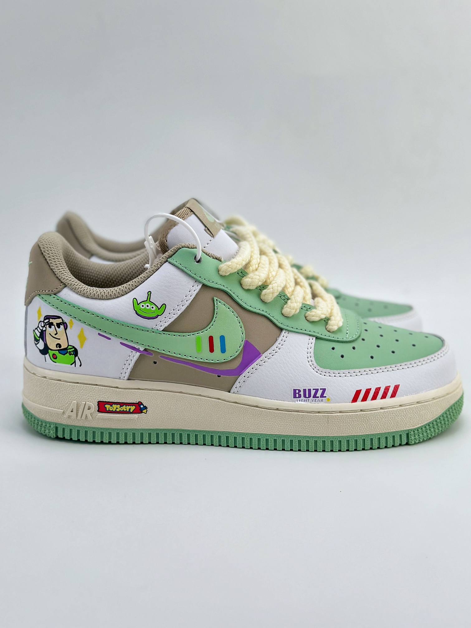 Nike Air Force 1 Low 07 x Toy sotry 玩具总动员 涂鸦 白绿 CJ0304-110