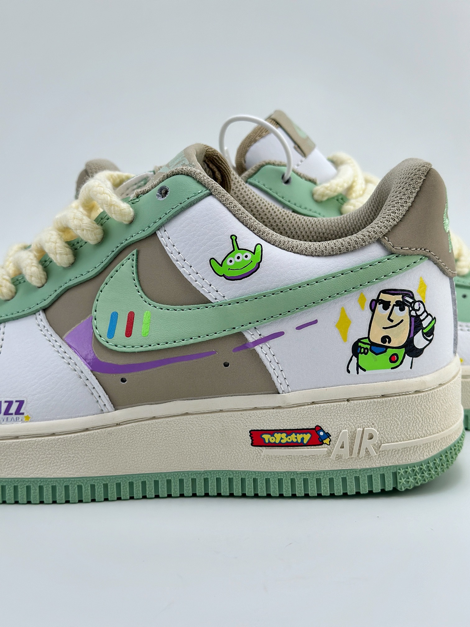 Nike Air Force 1 Low 07 x Toy sotry 玩具总动员 涂鸦 白绿 CJ0304-110