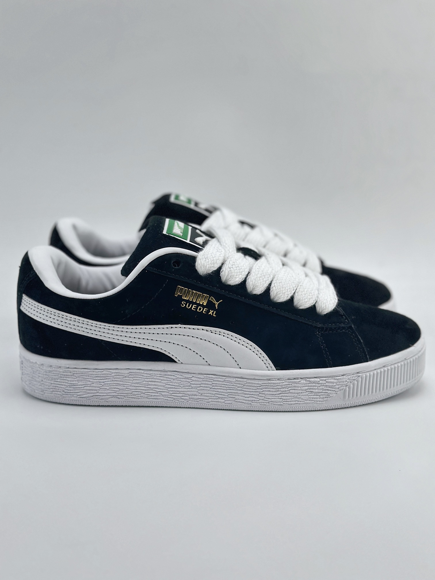 PUMA Suede XL 百搭单品 厚鞋舌轻便防滑低帮板鞋   395205-02