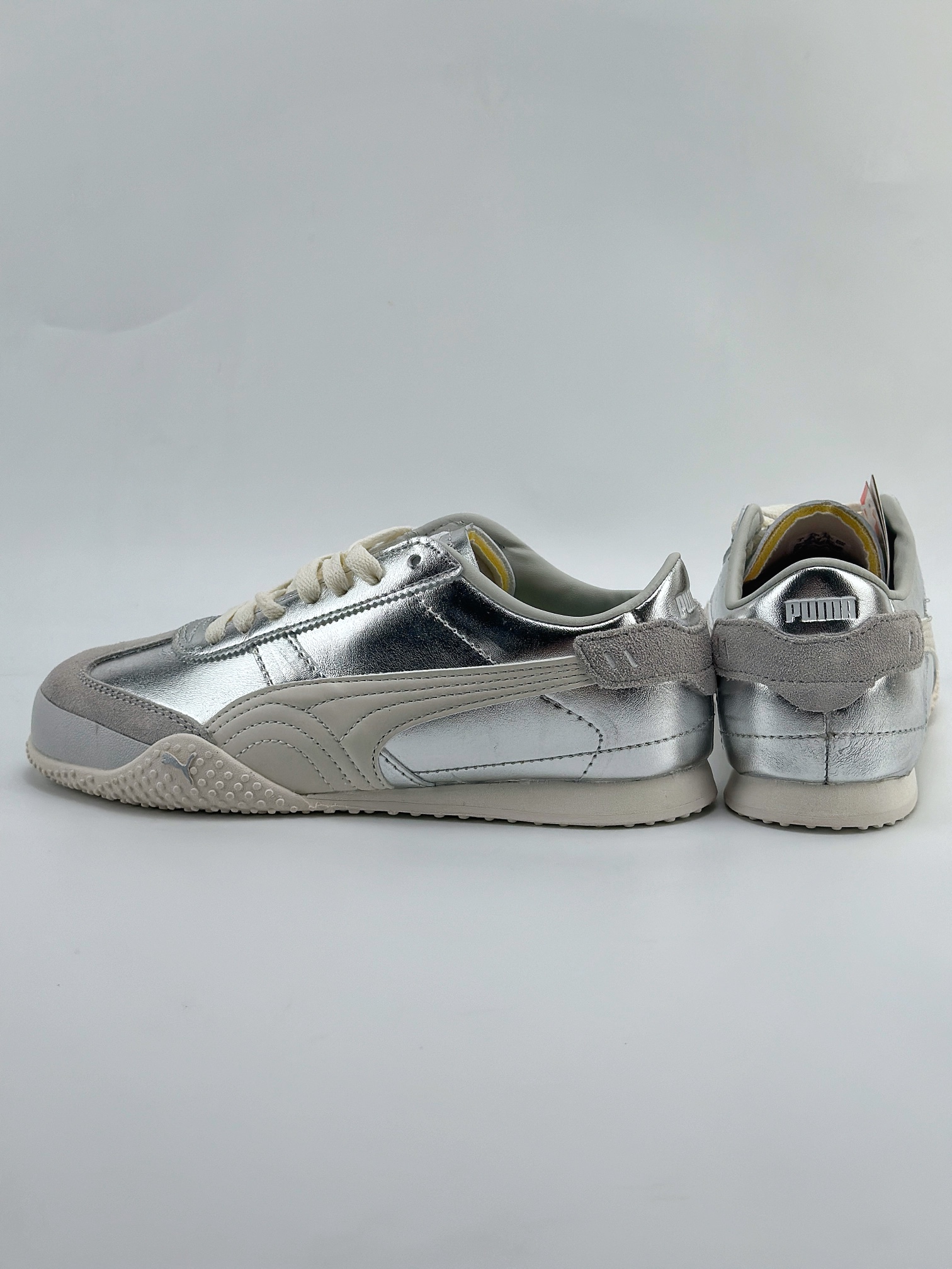 Puma Bellta UT Leather 彪马薄底系列 复古运动休闲跑鞋 白银 402186-06