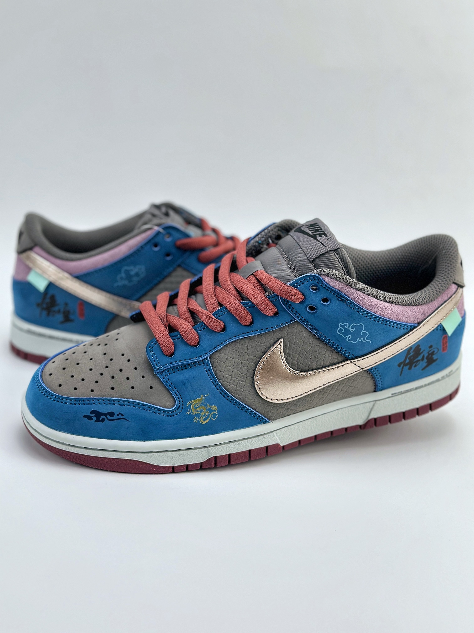 NIKE SB Dunk Low NO.205 黑悟空神话 祥云龙纹 游戏主题 米蓝黑  DV2433-109