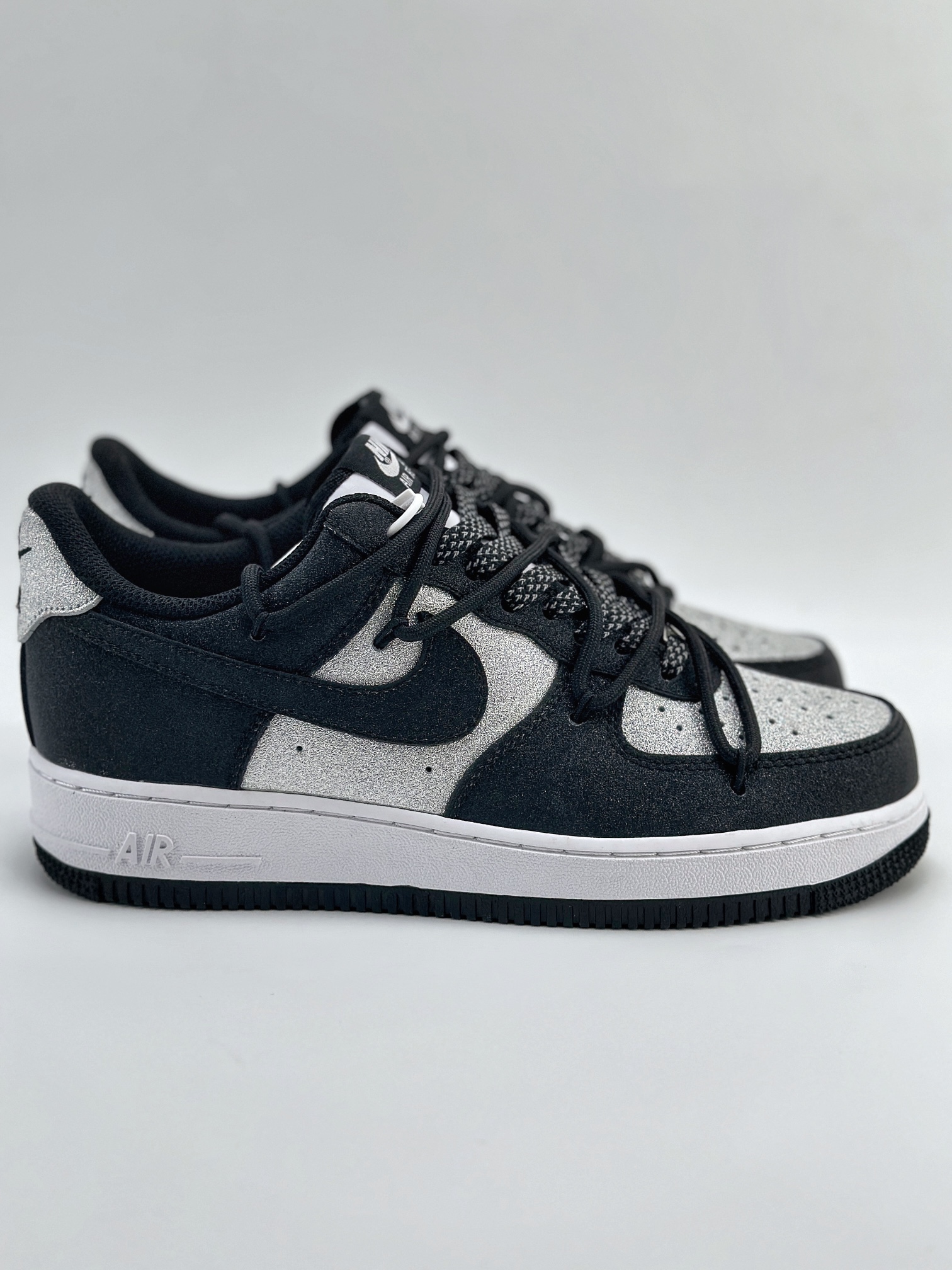 Nike Air Force 1 Low 07 黑银满天星绑带  ZH0316-033