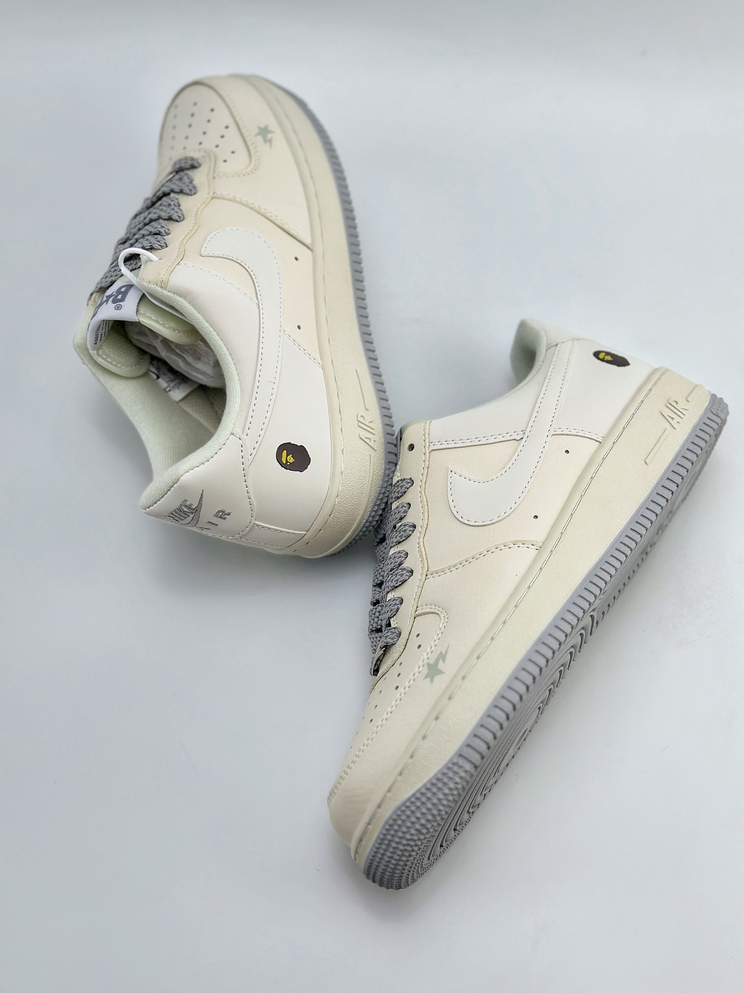 Nike Air Force 1 Low 07 x BAPE 白灰满天星  FG6688-104