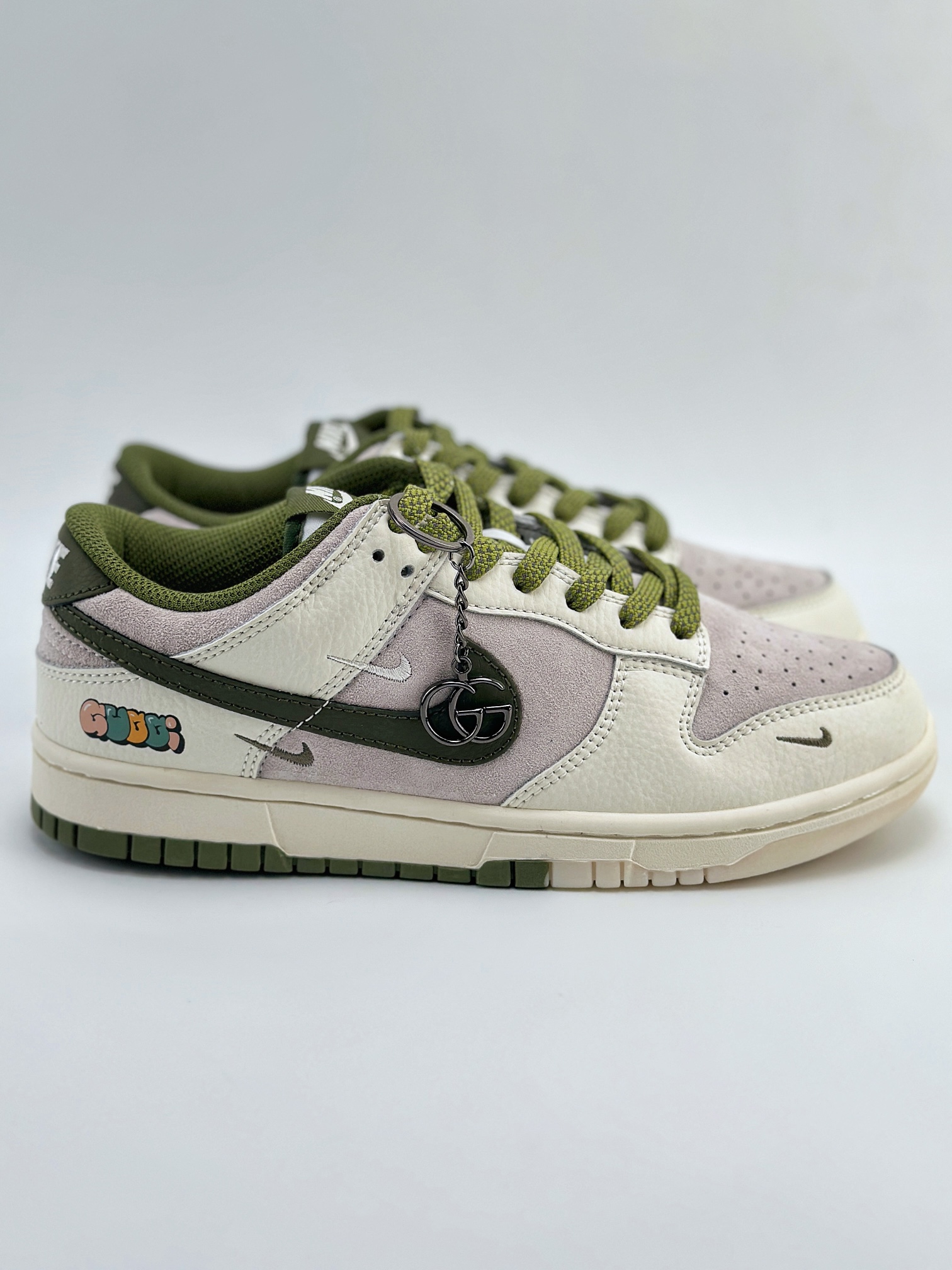 Nike SB Dunk Low x GUCCI 白绿三小钩满天星  KK1888-002